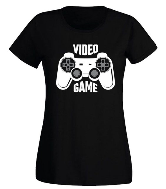G-graphics T-Shirt Damen T-Shirt - Video Game Slim-fit, mit trendigem Front günstig online kaufen