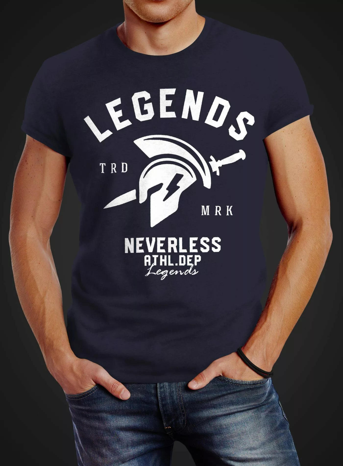 Neverless Print-Shirt Cooles Herren T-Shirt Legends günstig online kaufen