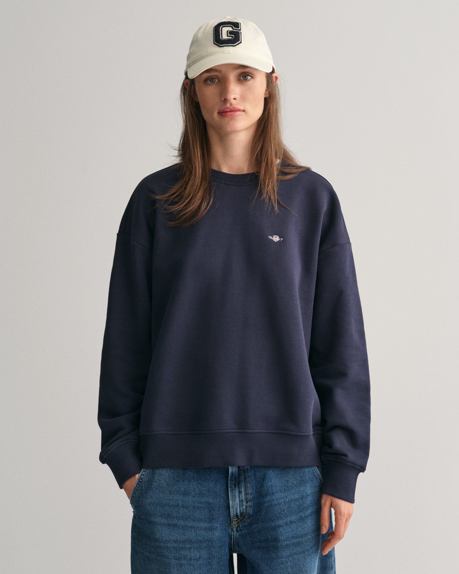 Gant Sweatshirt SHIELD C-NECK SWEAT Grafische günstig online kaufen