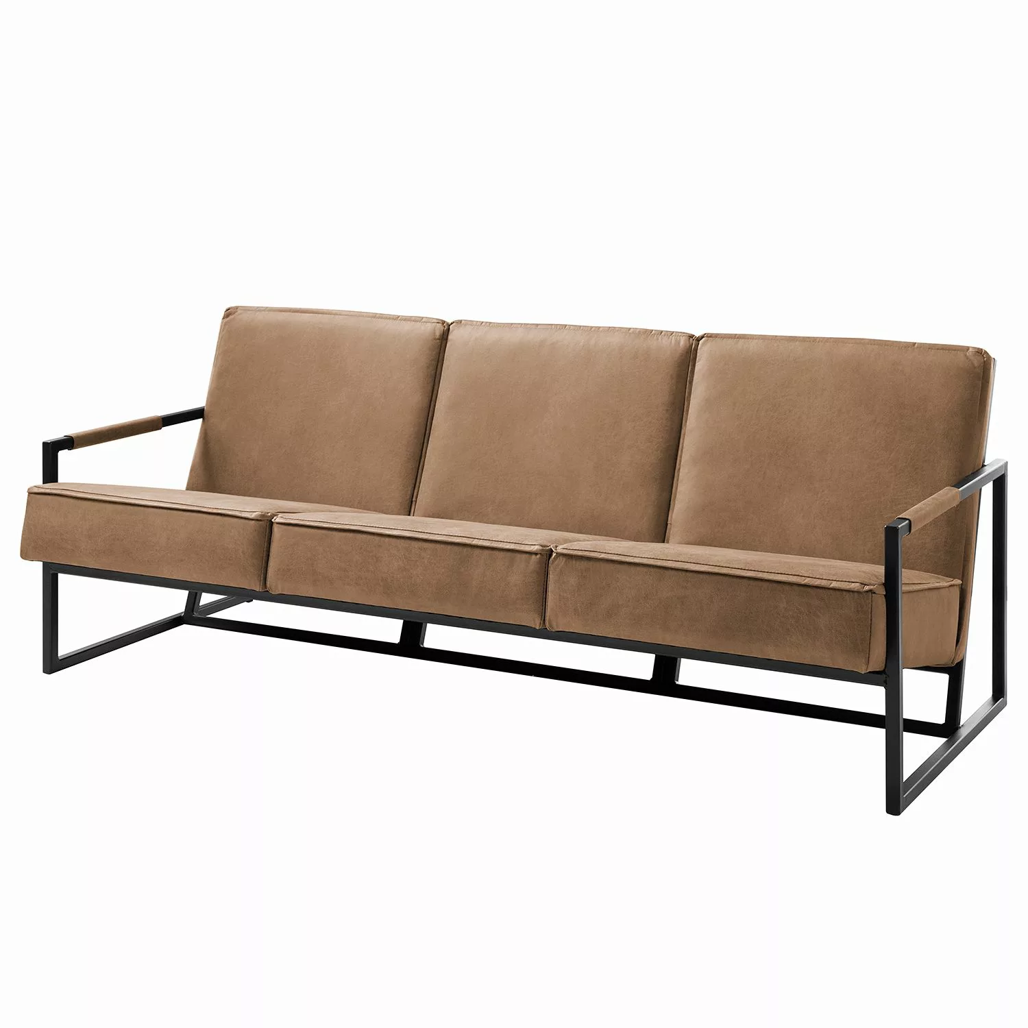 home24 ars manufacti Sofa Rhode 3-Sitzer Cubanit Mischgewebe 185x74x82 cm günstig online kaufen