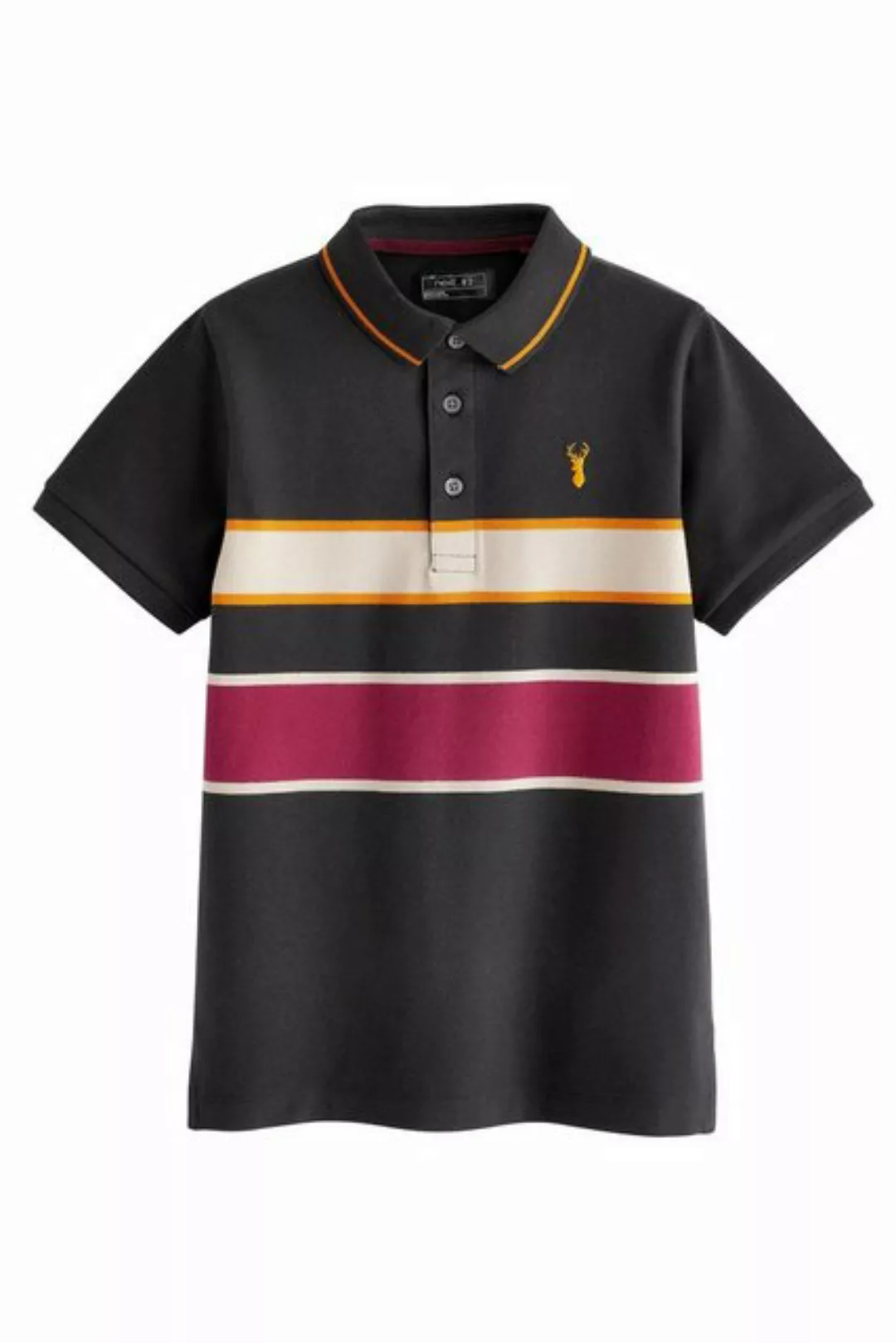 Next Poloshirt Kurzärmeliges Polo-Shirt mit Blockfarben (1-tlg) günstig online kaufen