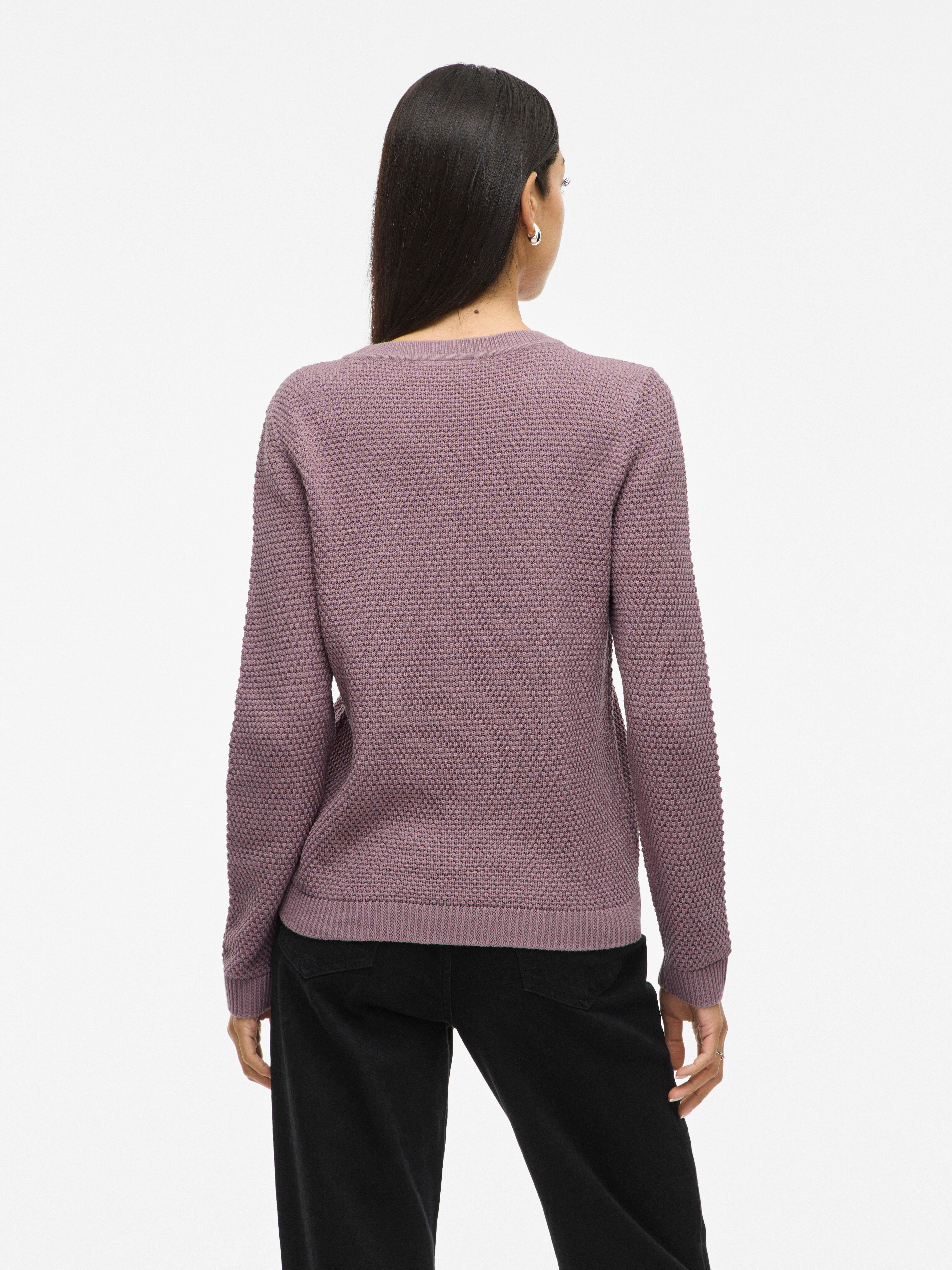 Vila Rundhalspullover "VIDALO O-NECK L/S KNIT TOP- NOOS" günstig online kaufen