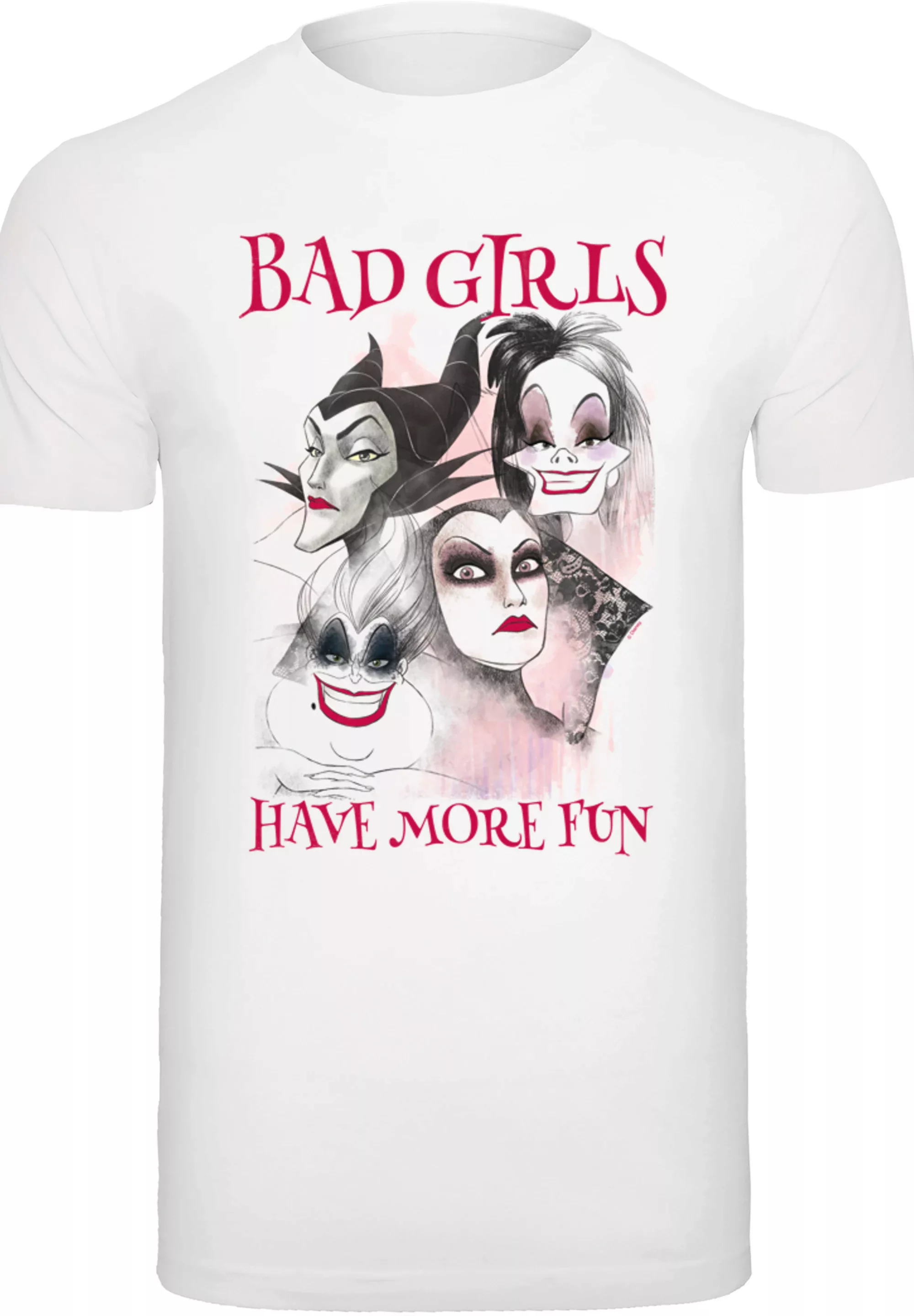 F4NT4STIC T-Shirt "Disney Bad Girls Have More Fun", Herren,Premium Merch,Re günstig online kaufen