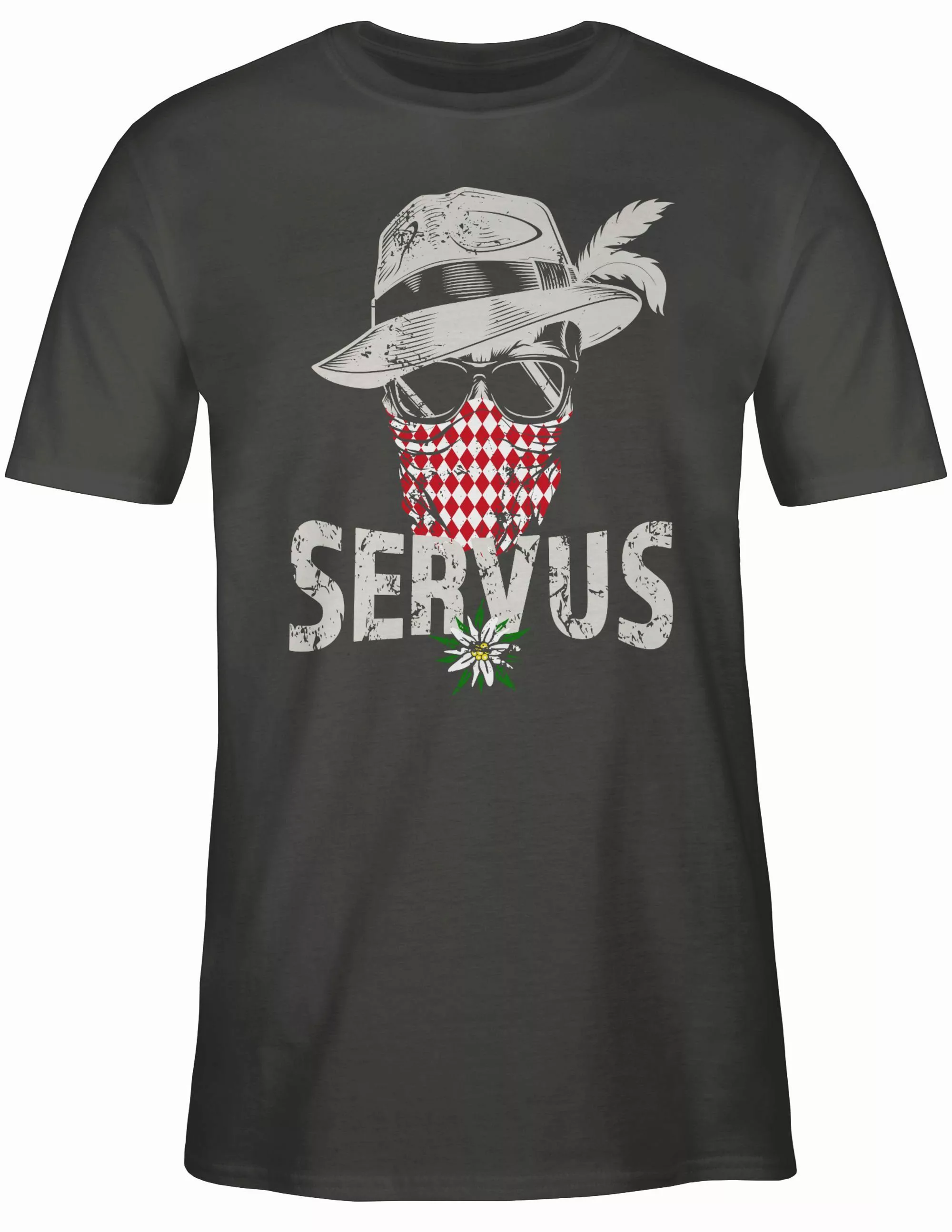 Shirtracer T-Shirt Lausbua Totenkopf Bayrisch Lausbub günstig online kaufen