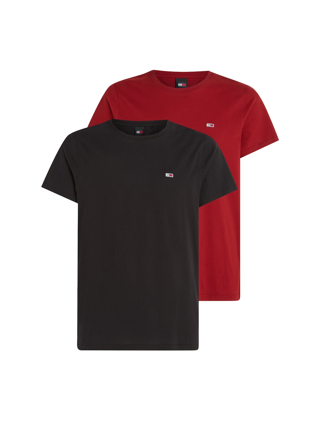 Tommy Jeans T-Shirt "TJM 2PACK SLIM JERSEY TEE", mit Markenlogo auf der Bru günstig online kaufen