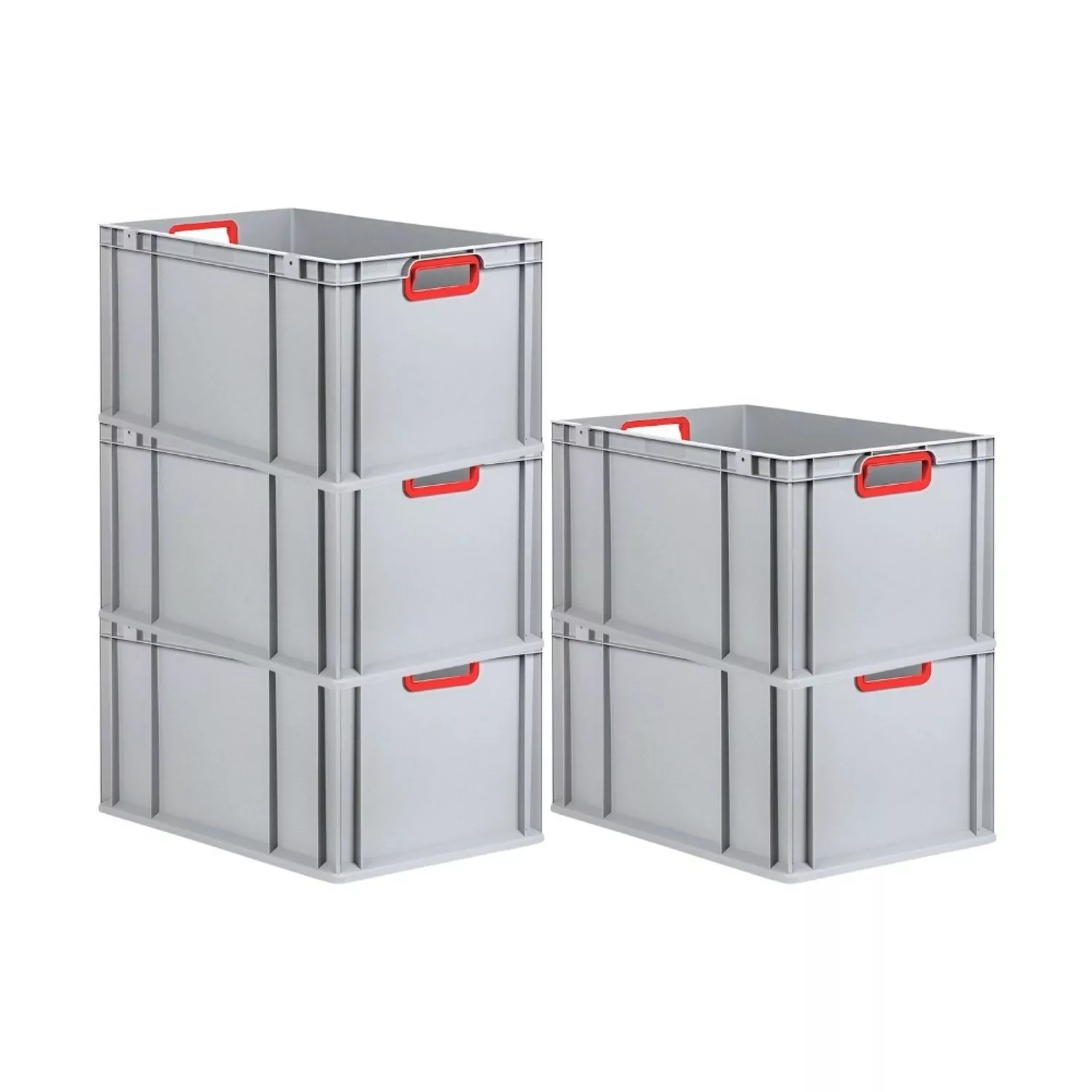 PROREGAL Spar Set 5x Eurobox Nextgen Color HxBxT 32 x 40 x 60 cm 65 Liter G günstig online kaufen