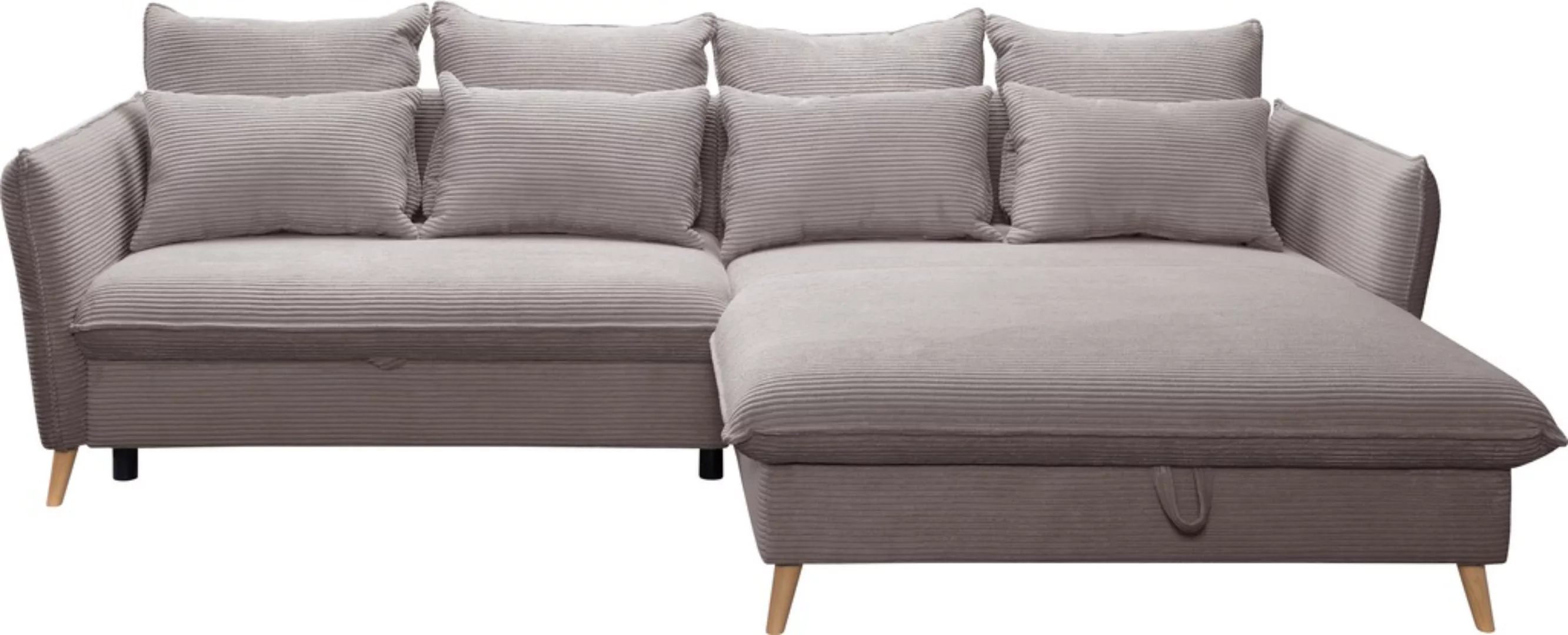 exxpo - sofa fashion Ecksofa »WALPY, elegant und modern, hoher Sitzkomfort, günstig online kaufen
