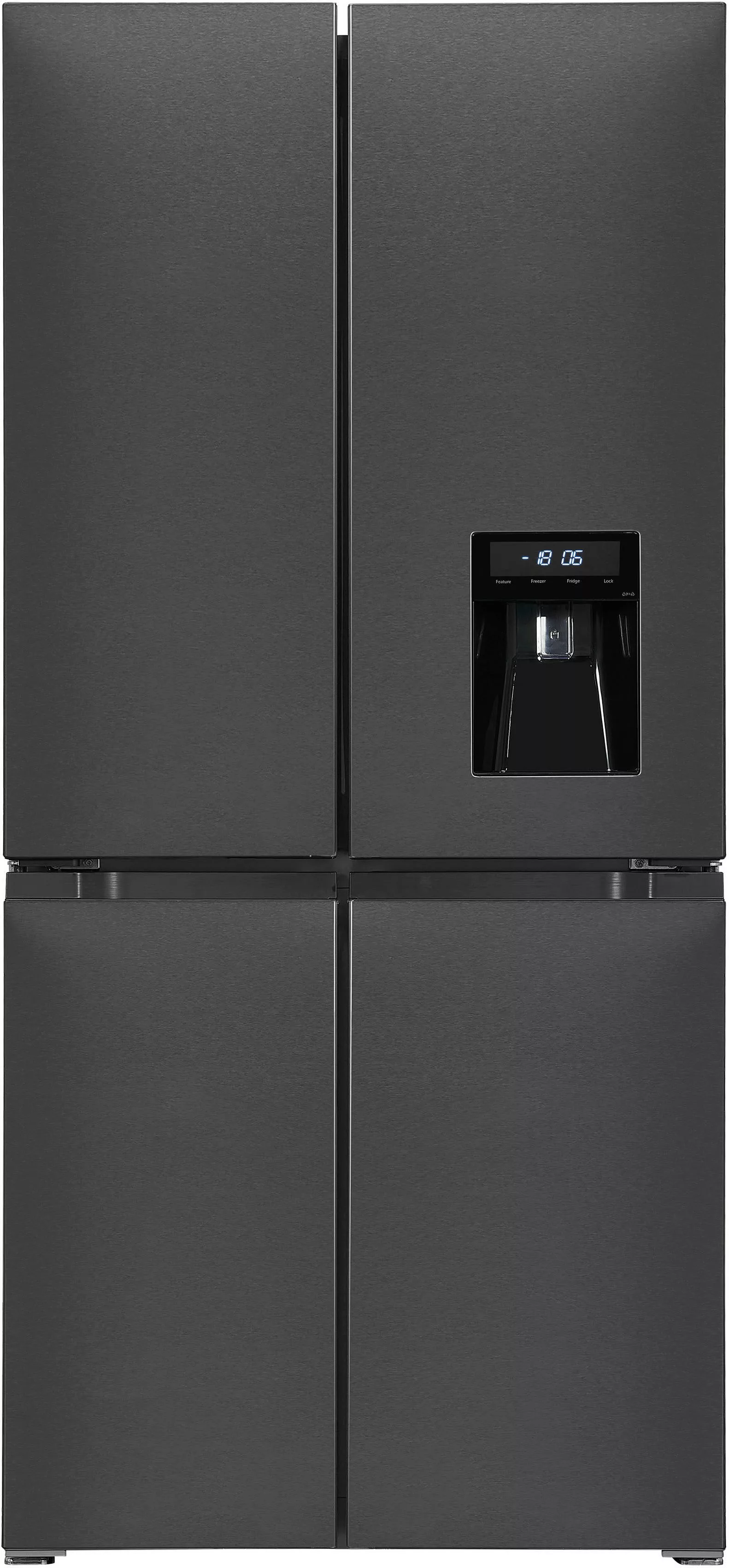 exquisit Multi Door »MD430-100-WS-200E inoxlook-az«, 432 L Volumen, Total N günstig online kaufen
