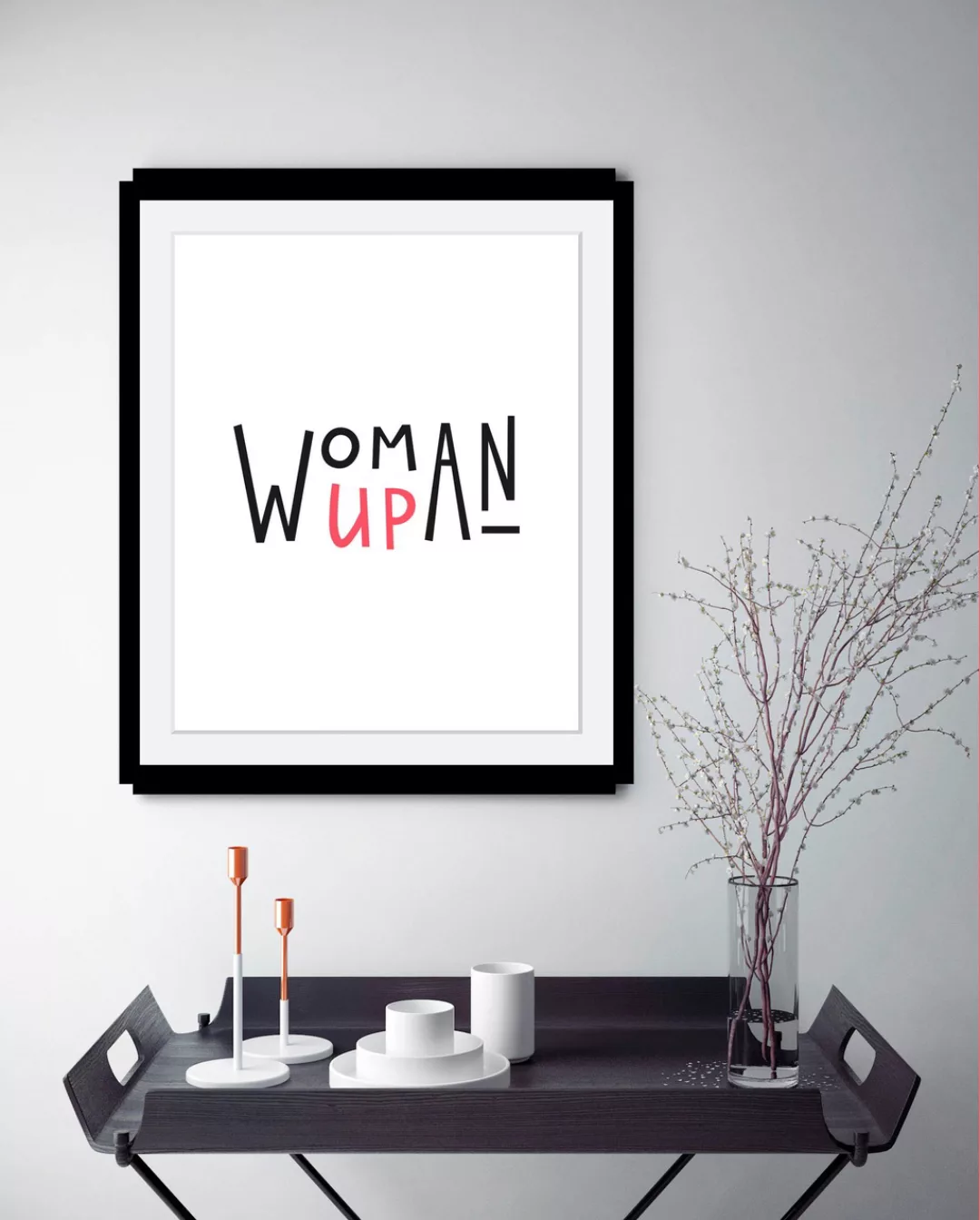 queence Bild "Woman", in 3 Größen, gerahmt günstig online kaufen
