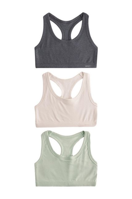 Next Crop-Top Ultimate Comfort Gerippte Crop Tops im 3er-Pack (3-tlg) günstig online kaufen