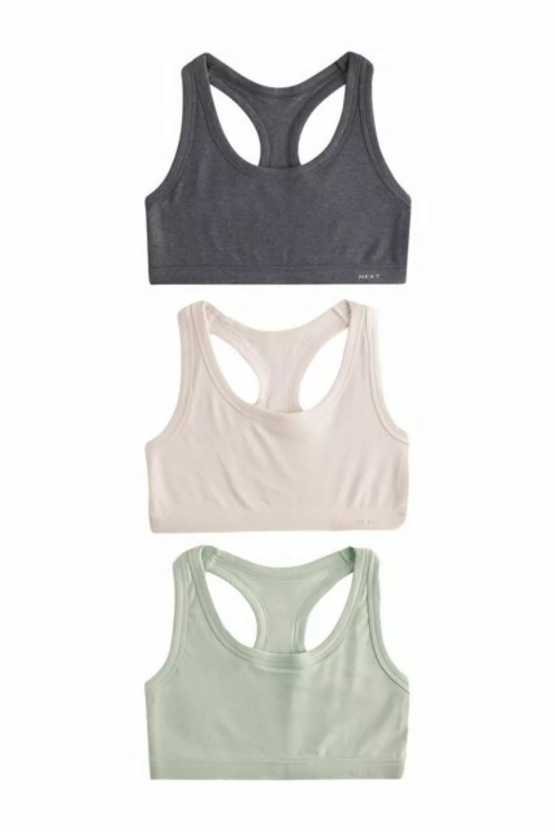 Next Crop-Top Ultimate Comfort Gerippte Crop Tops im 3er-Pack (3-tlg) günstig online kaufen