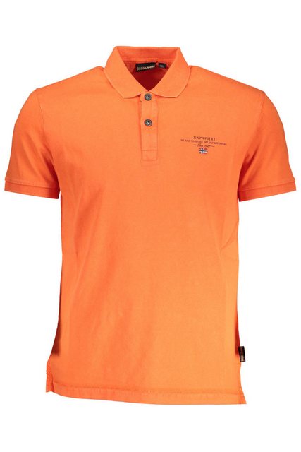 Napapijri Poloshirt Herren Kurzarm-Poloshirt Rot mit Druck und günstig online kaufen