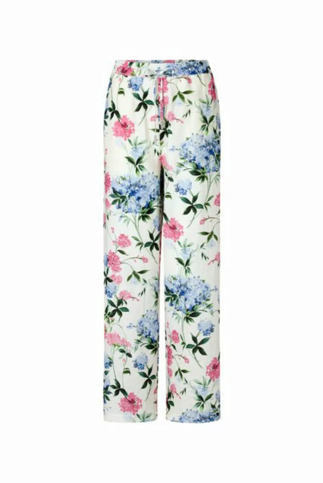 Rich & Royal Dehnbund-Hose printed linen pants sustainable günstig online kaufen