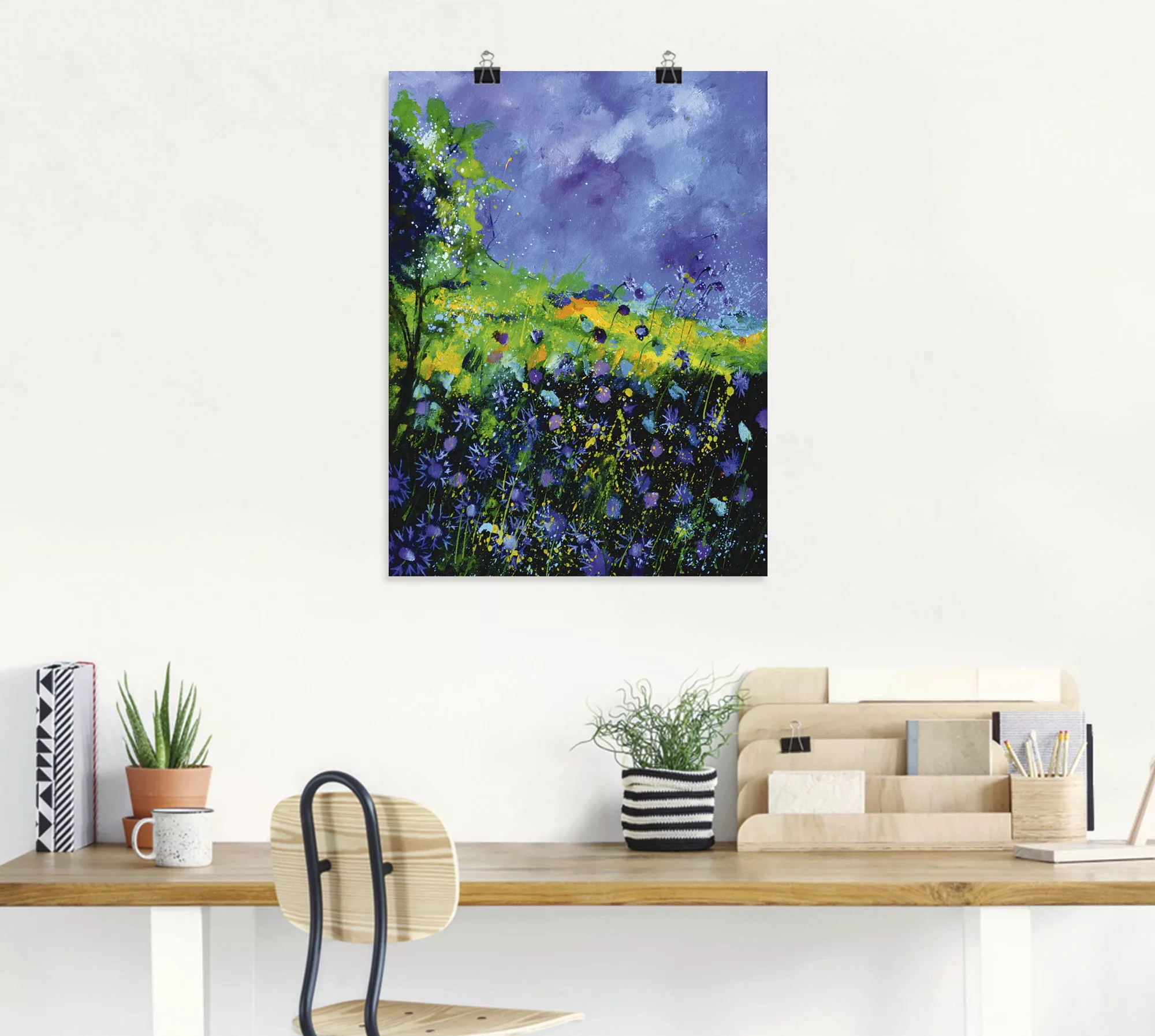 Artland Wandbild »Wilde Blumen«, Blumenwiese, (1 St.), als Leinwandbild, Po günstig online kaufen