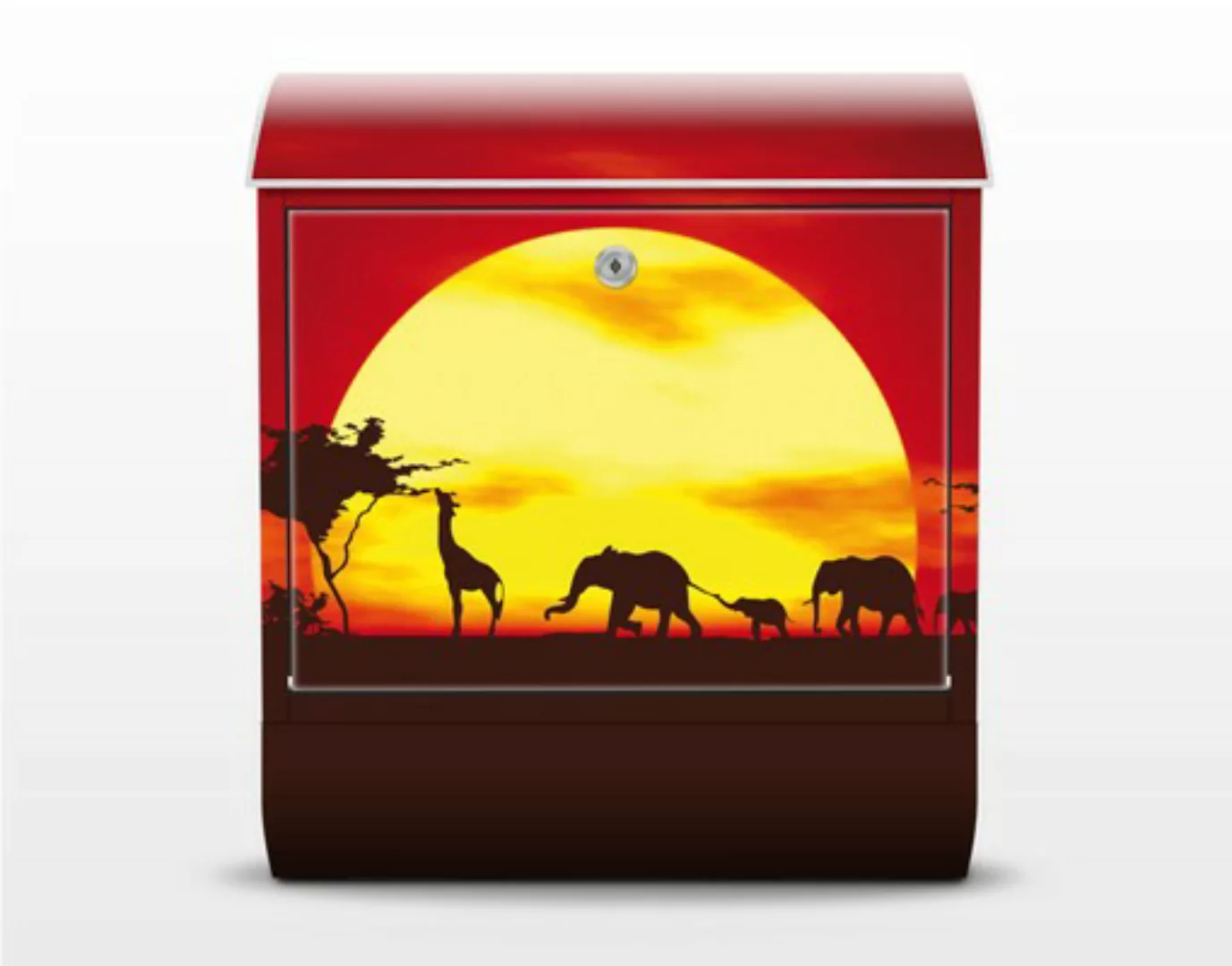 Briefkasten Natur & Landschaft No.CG80 Sunset Caravan günstig online kaufen