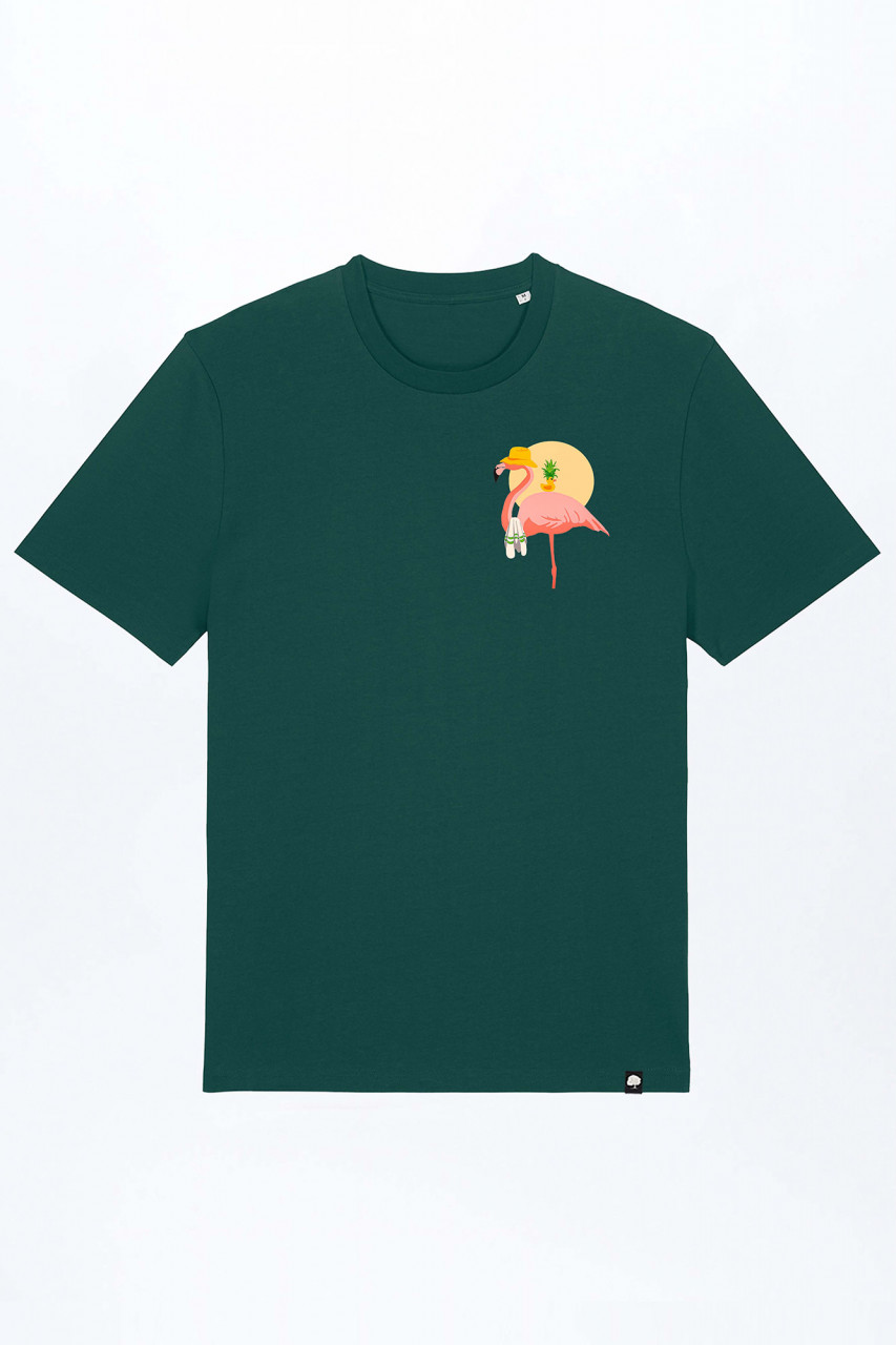 Flamingo Summer Basic T-Shirt aus Bio Baumwolle günstig online kaufen