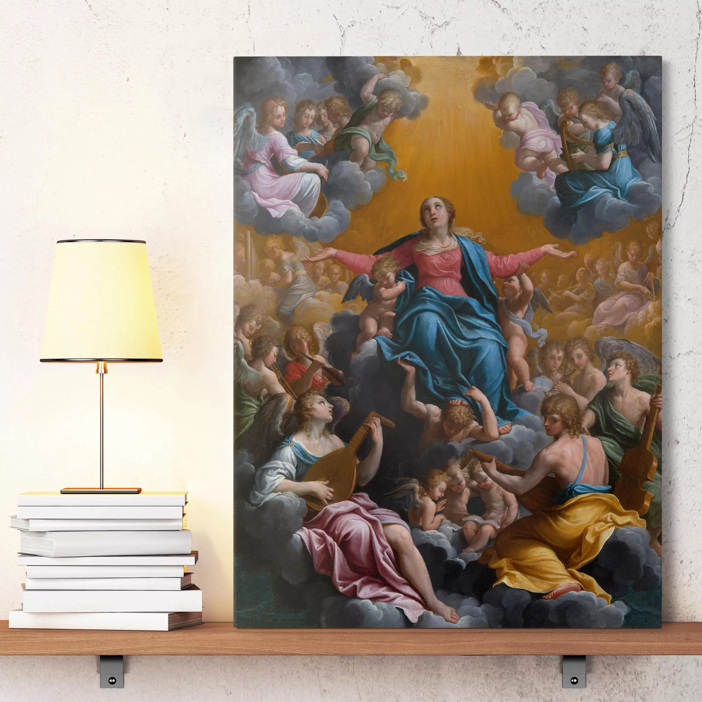 Leinwandbild Kunstdruck - Hochformat Guido Reni - Himmelfahrt Mariens günstig online kaufen