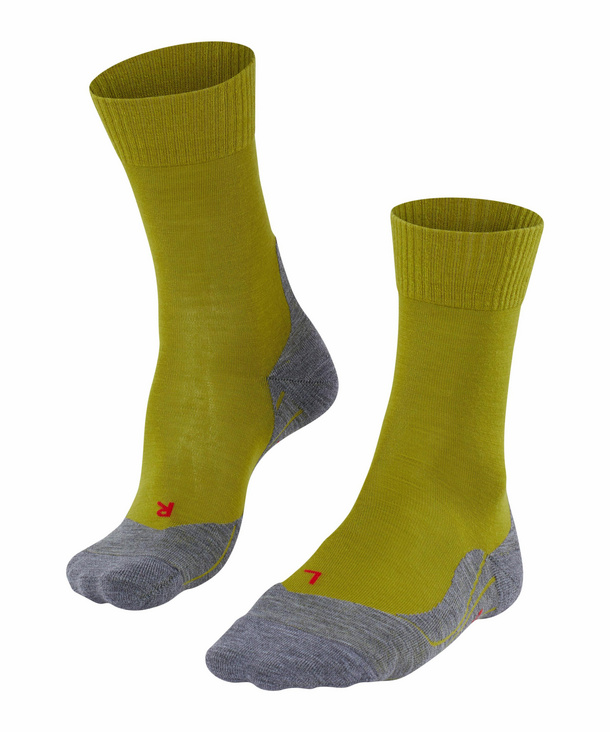 FALKE TK5 Damen Wandersocken, 35-36, Grün, Schurwolle, 16243-716801 günstig online kaufen