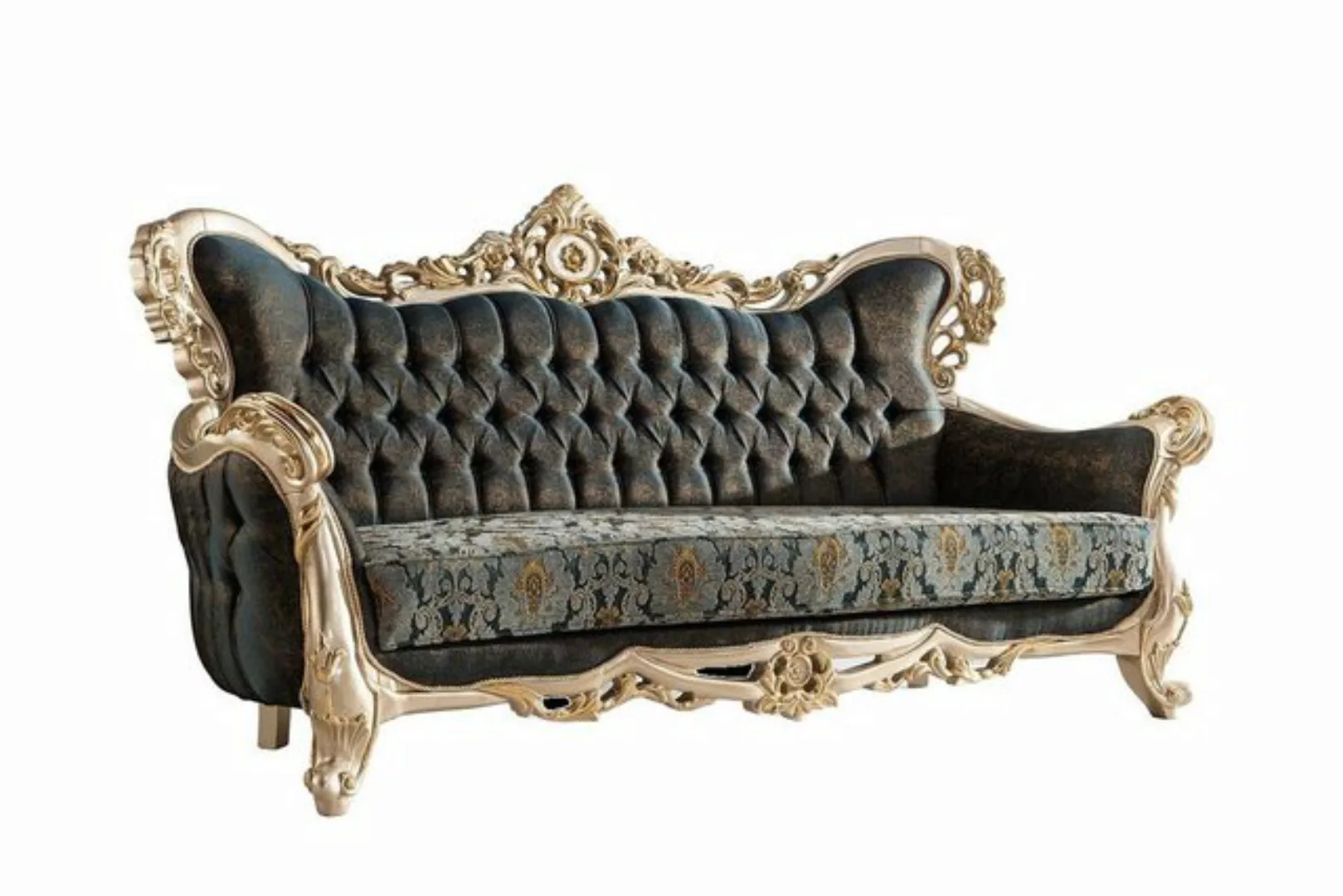 JVmoebel Sofa, Luxus Klassischer Barock Dreisitzer Chesterfield Couch günstig online kaufen