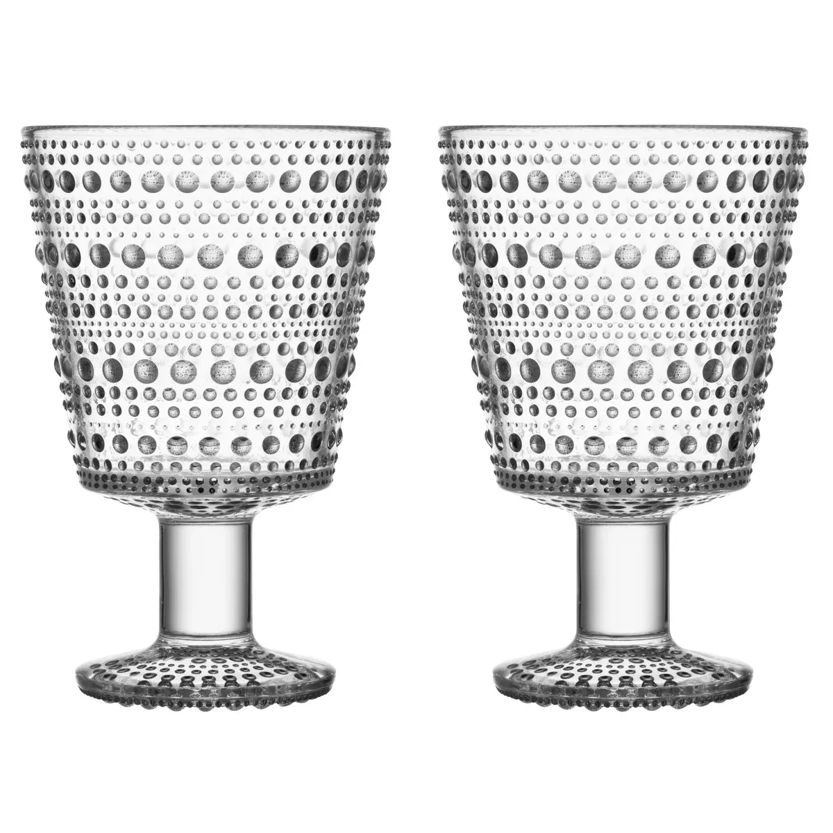 Weinglas Kastehelmi glas transparent / 26 cl - 2er-Set / Oiva Toikka, 1964 günstig online kaufen