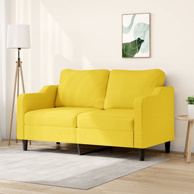 vidaXL Sofa 2-Sitzer-Sofa Taupe 140 cm Stoff günstig online kaufen