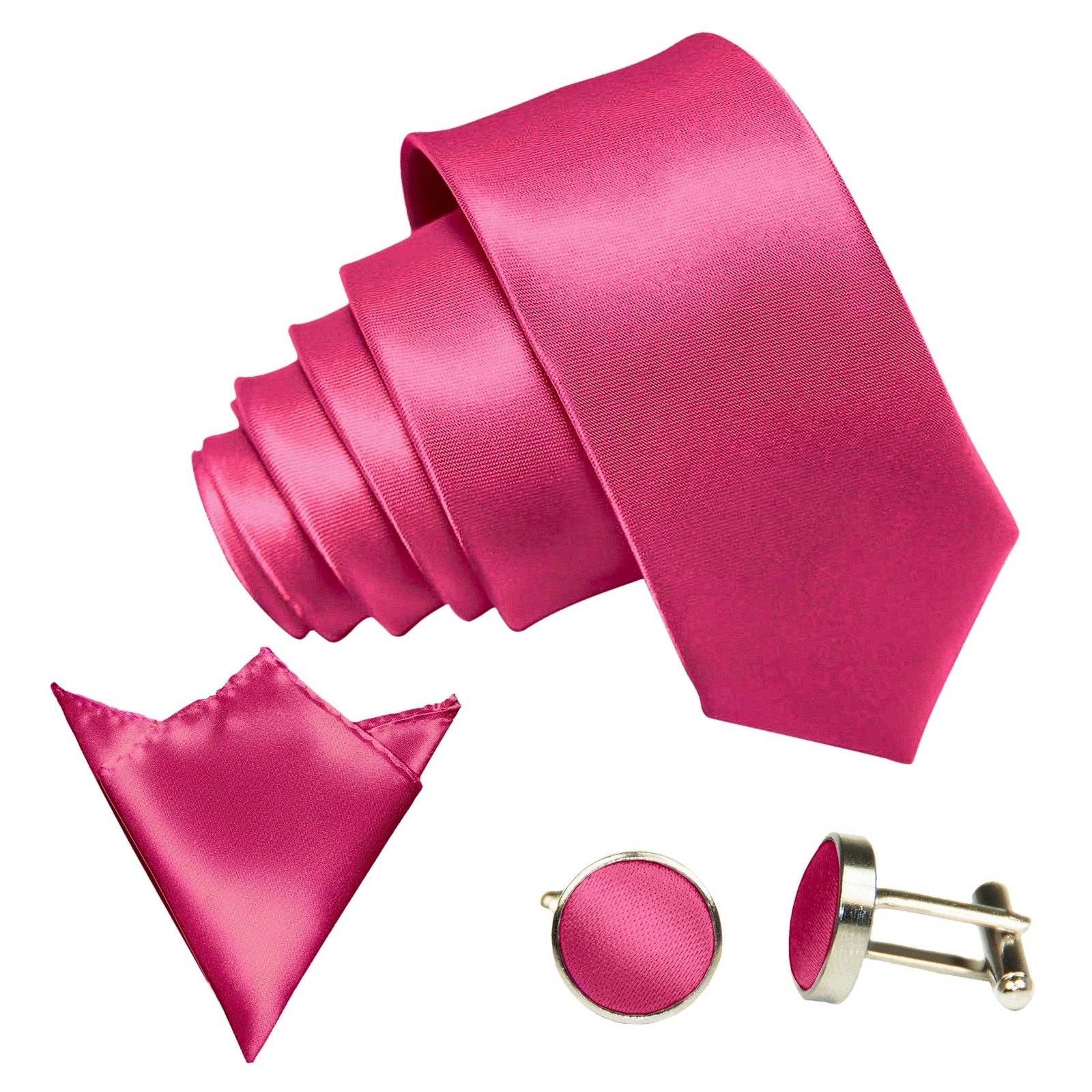 GASSANI Krawatte Satin Hochzeitskrawatte, Herren-Krawatte Hochzeit günstig online kaufen
