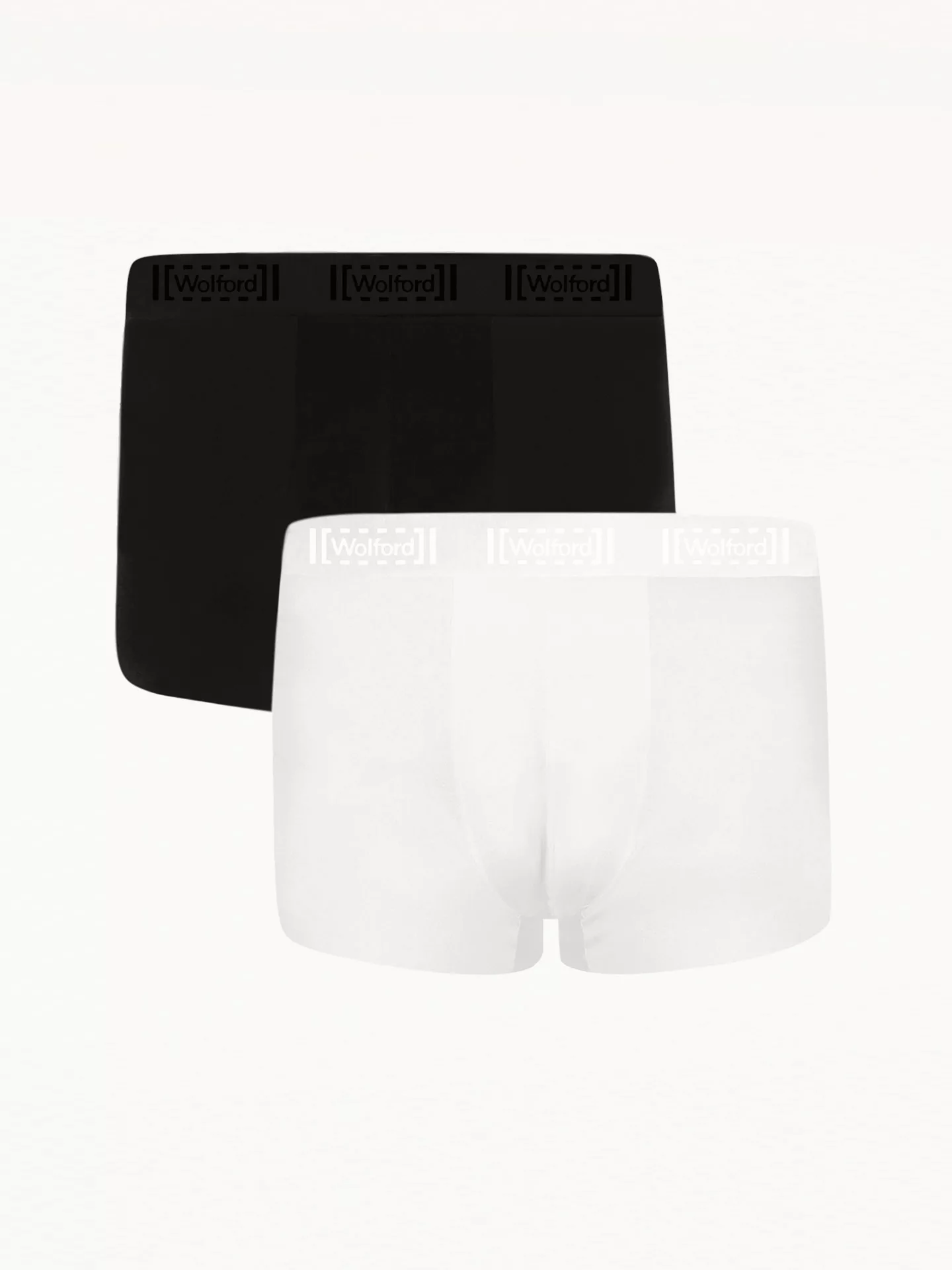 Wolford - Men's Pure Boxer Brief Set, Frau, logo black/white, Größe: XL günstig online kaufen