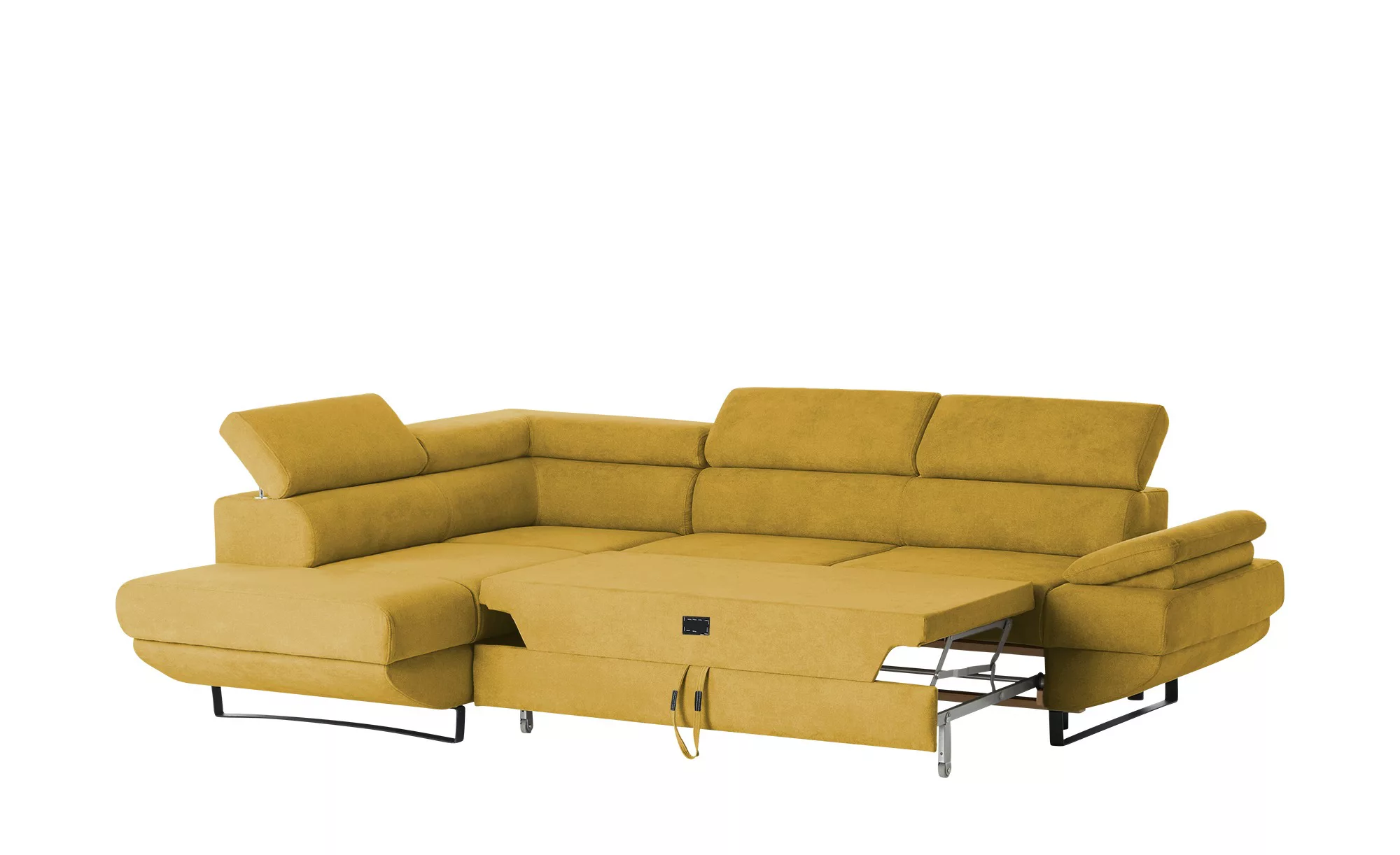 switch Ecksofa aus Mikrofaser Gio ¦ gelb ¦ Maße (cm): B: 263 H: 74 T: 200 P günstig online kaufen