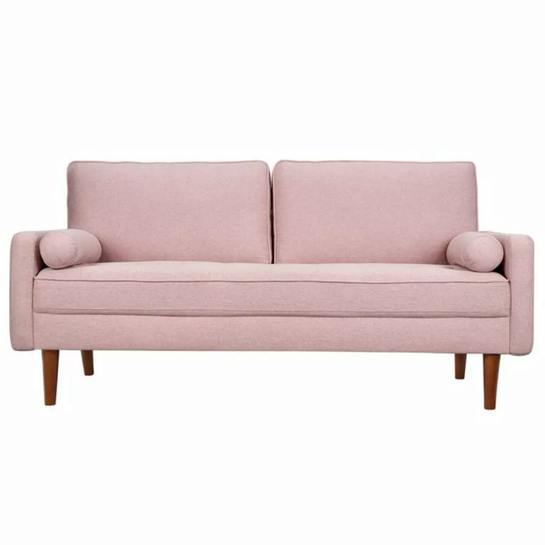 OUNUO Sofa 2-Sitzer Modernes Polstersofa 3-Sitzer Couch m. 2 Kissen und Arm günstig online kaufen