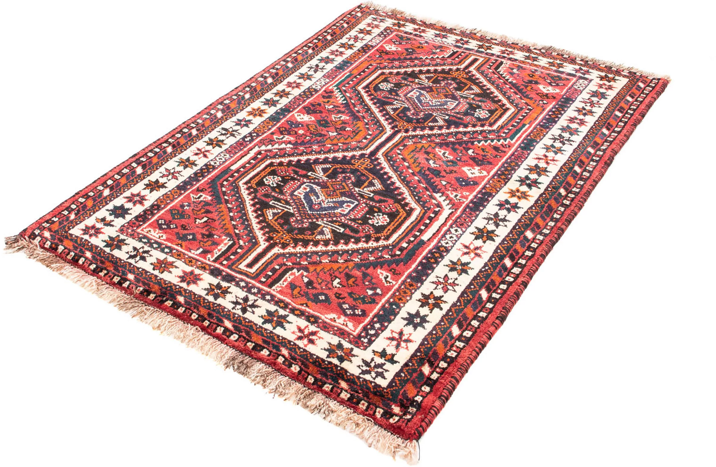 morgenland Orientteppich »Perser - Nomadic - 155 x 110 cm - rot«, rechtecki günstig online kaufen