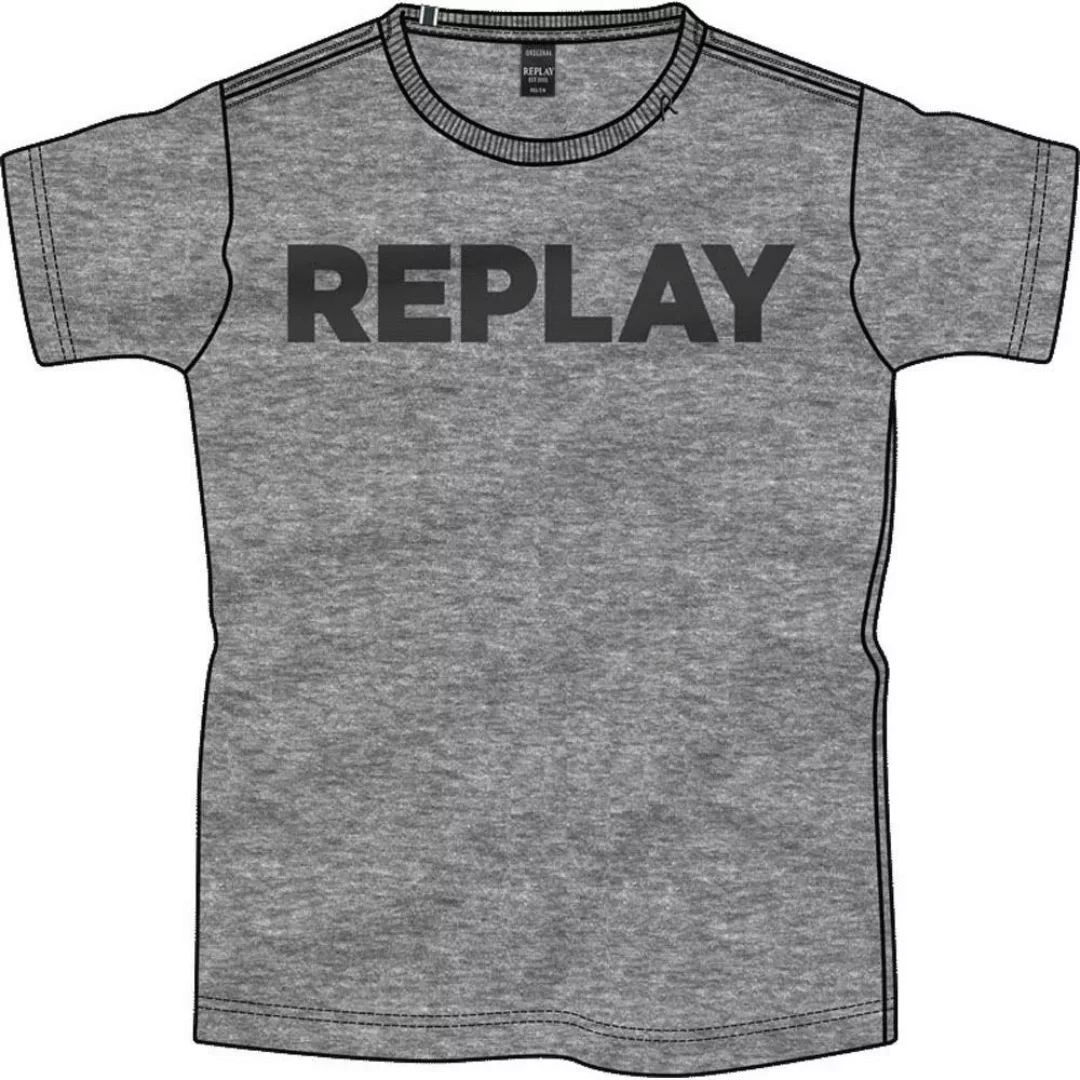 Replay M3594.000.2660 Kurzärmeliges T-shirt 2XL Dark Grey Melange günstig online kaufen