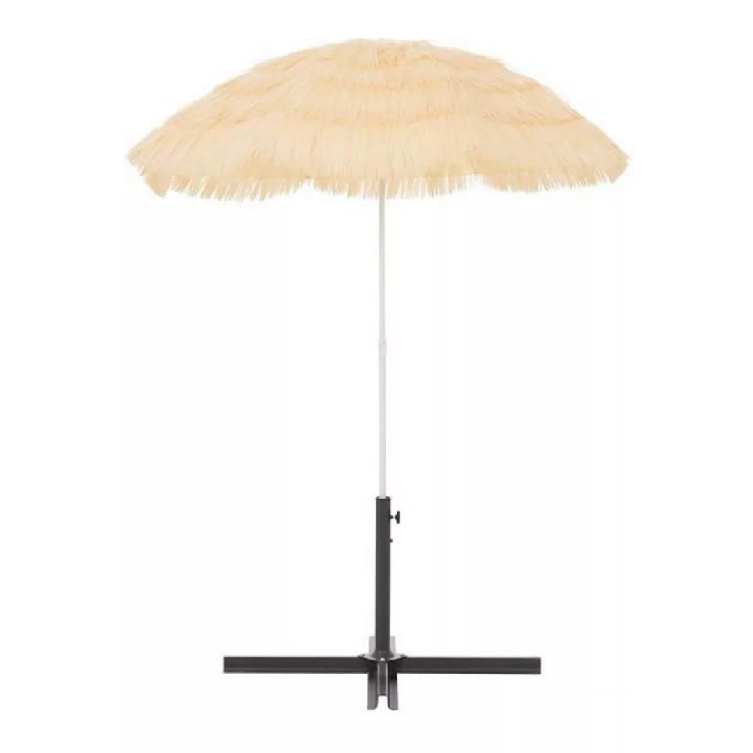 Sonnenschirm Hawaii Natur Ø160cm UV-Schutz 30+ günstig online kaufen