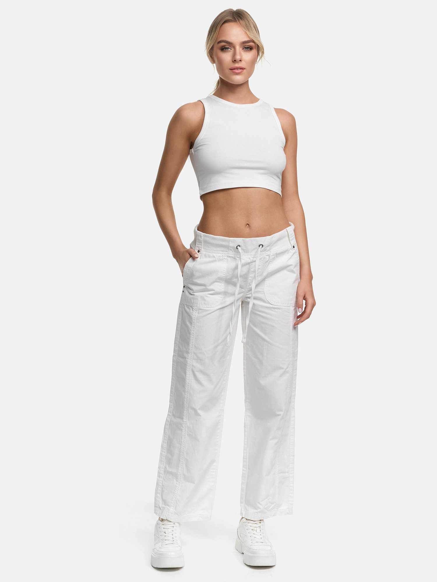 Tazzio Stoffhose Straight Fit F601 Wide günstig online kaufen