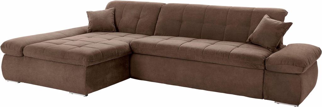 DOMO collection Ecksofa »NMoric XXL, B/T/H: 300/172/80cm, L-Form«, wahlweis günstig online kaufen