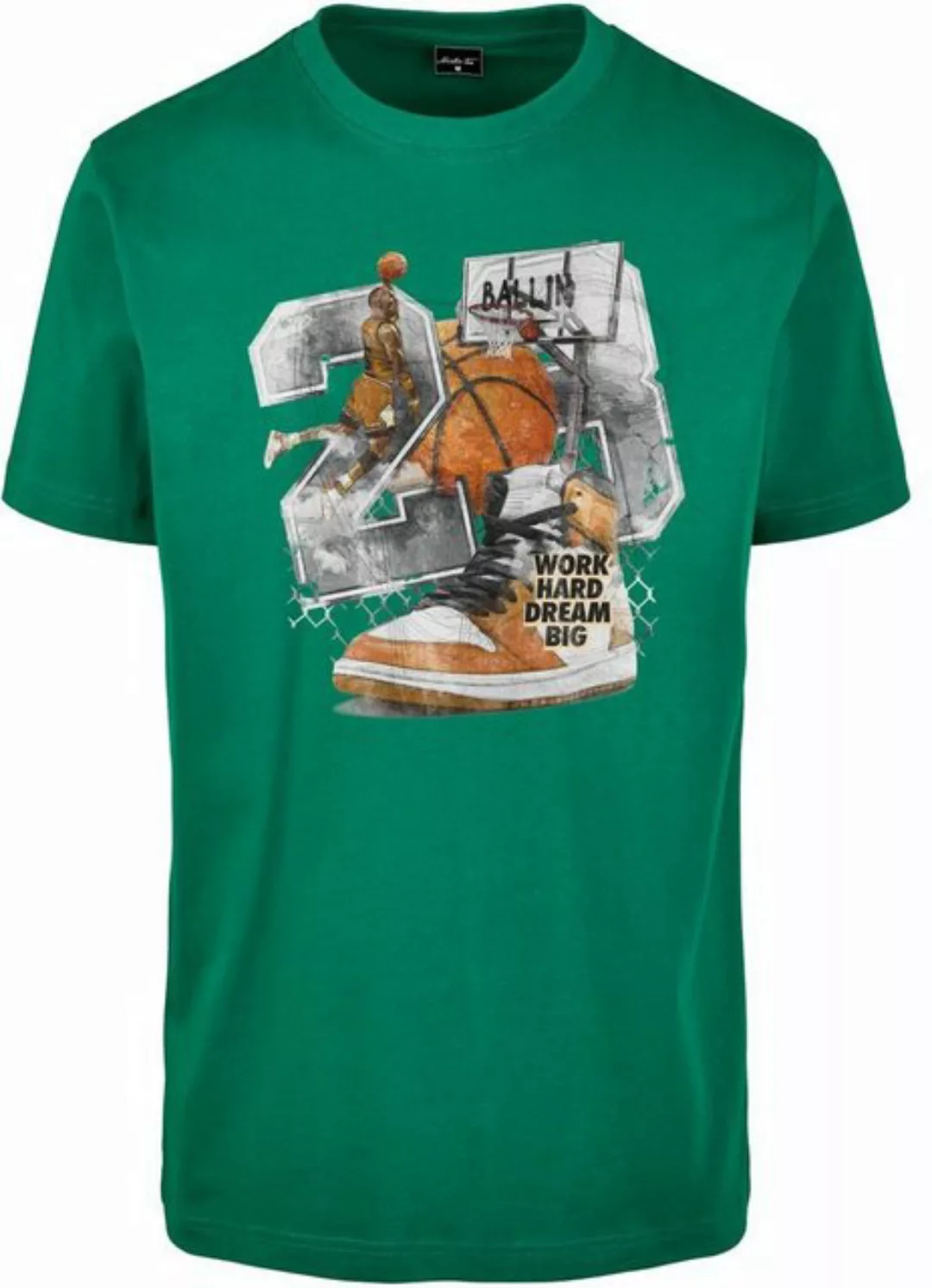 MisterTee Kurzarmshirt MisterTee Herren Vintage Ballin Tee (1-tlg) günstig online kaufen