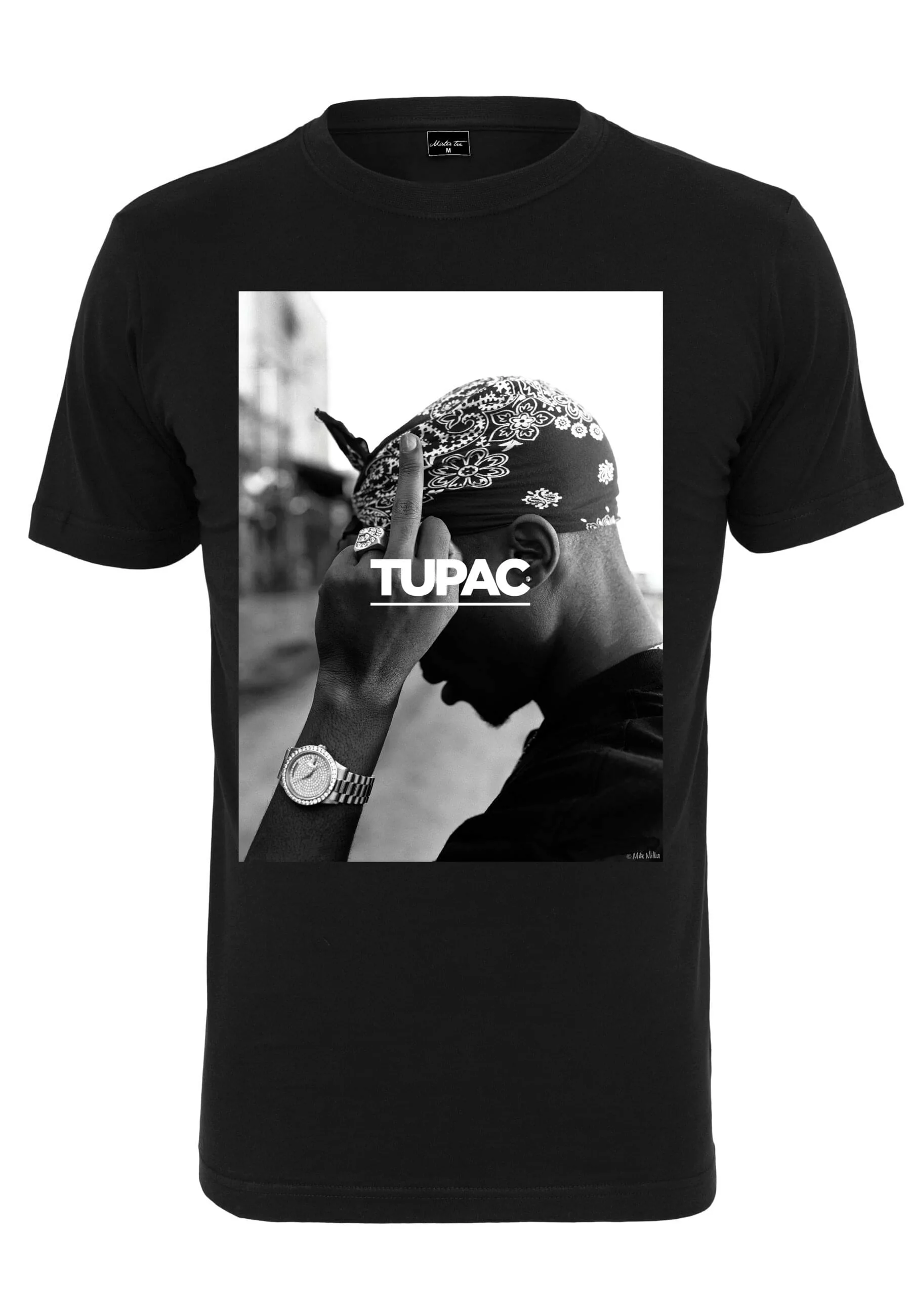 MisterTee Kurzarmshirt "MisterTee Herren 2Pac F*ck The World Tee" günstig online kaufen