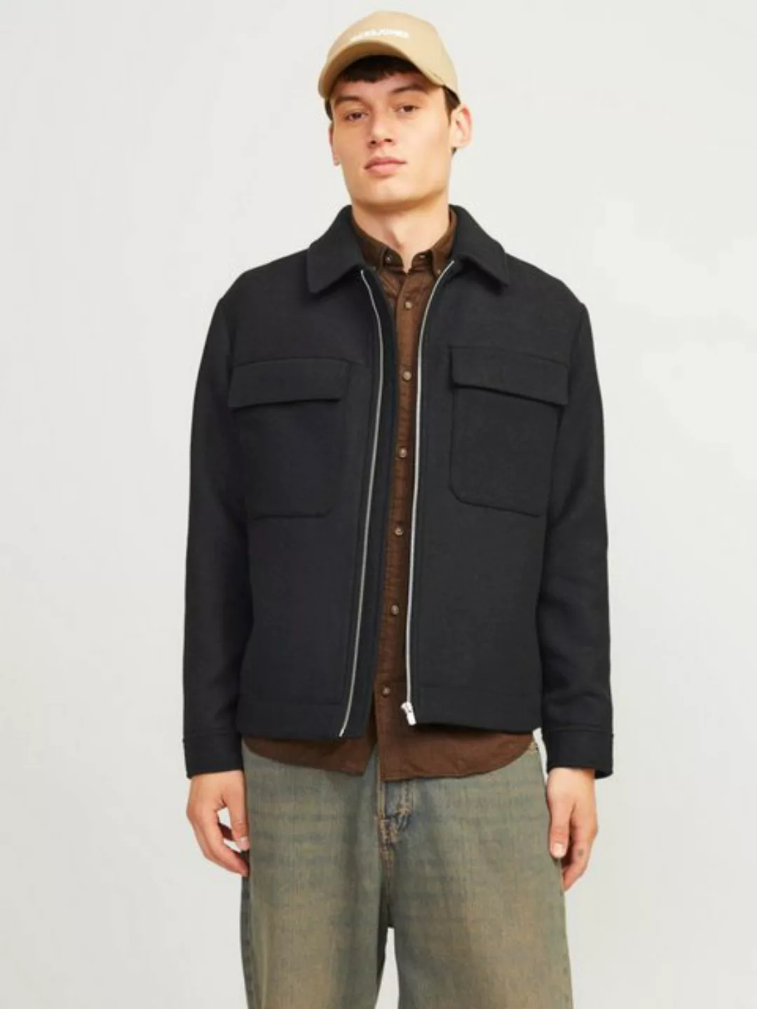 Jack & Jones Wolljacke JPRBLURUSSEL WOOL BLEND JACKET SN günstig online kaufen