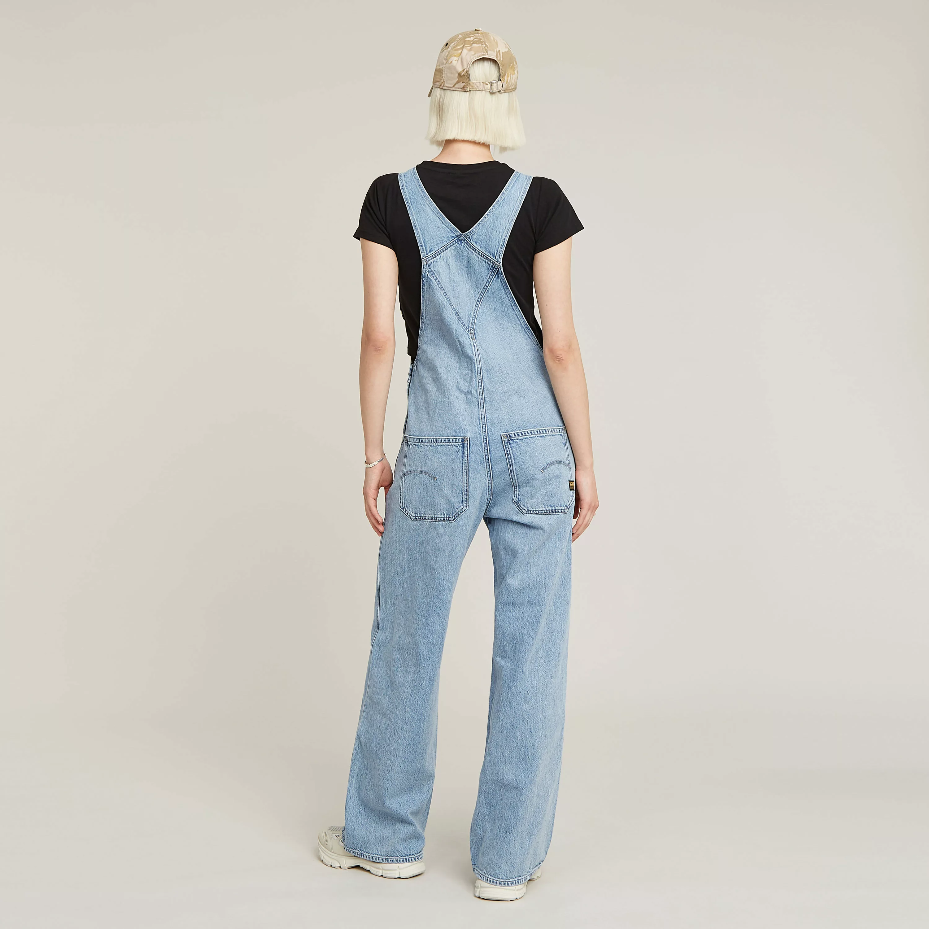 G-STAR Latzhose "Straight Leg Dungaree", mit Knöpfen an den Seiten günstig online kaufen