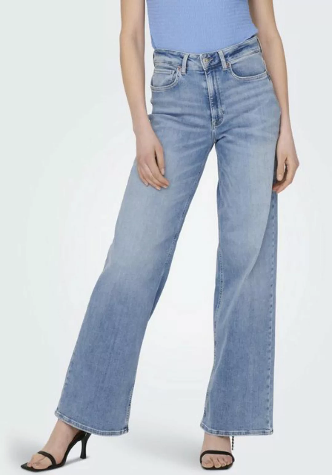 ONLY High-waist-Jeans ONLMADISON BLUSH HW WIDE DNM CRO371 NOOS günstig online kaufen