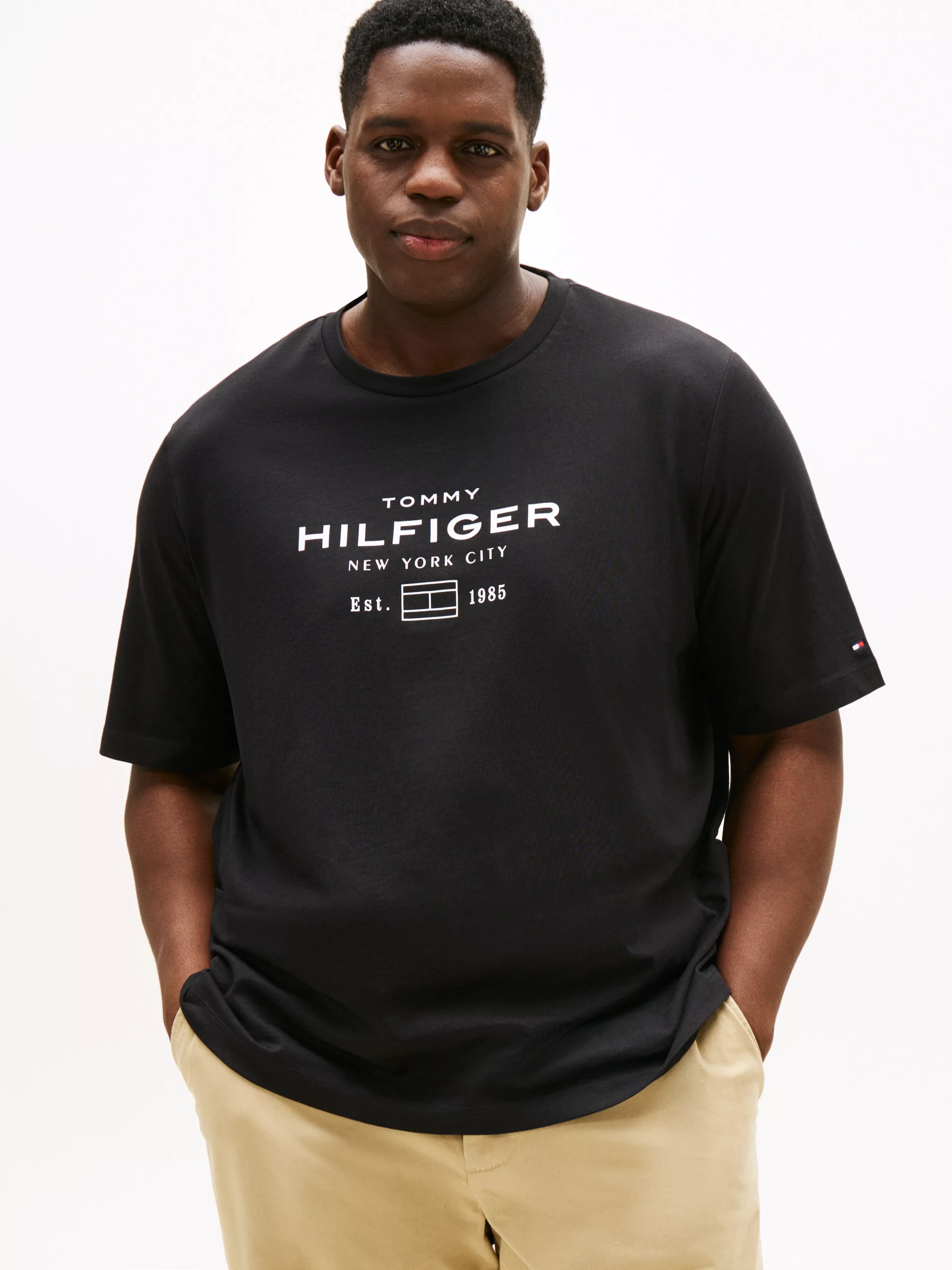 Tommy Hilfiger Big & Tall T-Shirt "HILFIGER STACK GRAPHIC TEE", Große Größe günstig online kaufen