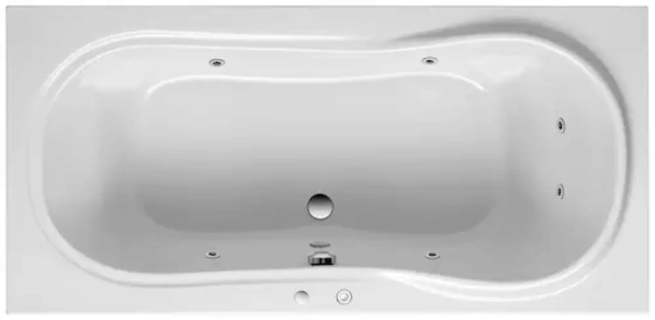 OTTOFOND Whirlpool-Badewanne »Palma«, (Komplett-Set, 1 tlg.) günstig online kaufen