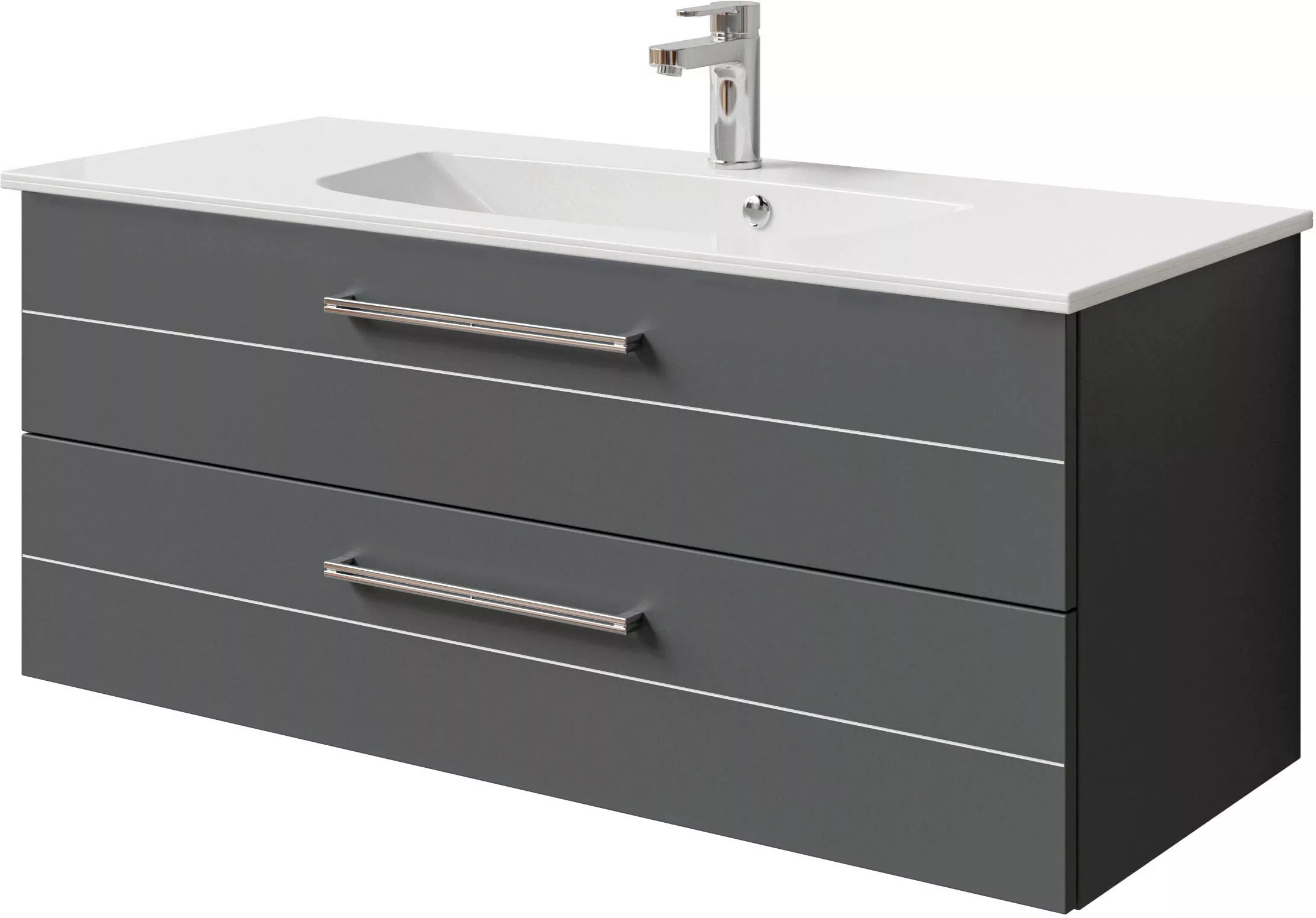 Saphir Waschtisch "Serie 6025 Mineralmarmor-Waschtisch mit Unterschrank, 11 günstig online kaufen