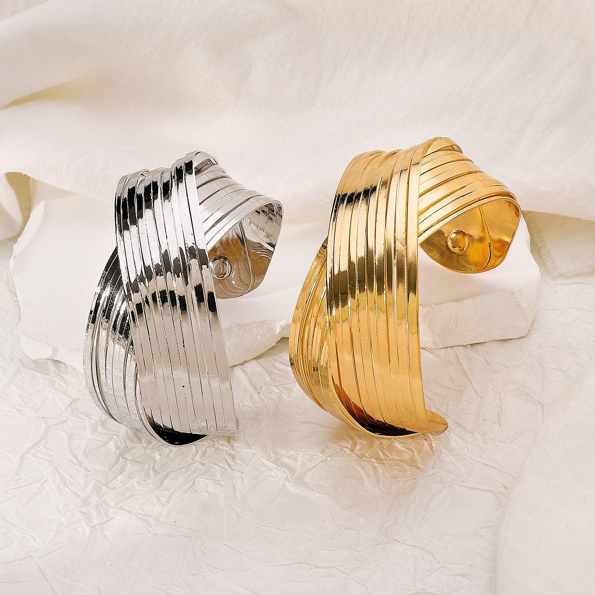 KARMA Armreif silber gold Armschmuck Damen günstig online kaufen