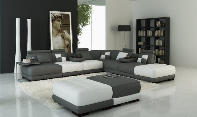 JVmoebel Ecksofa Beiges Ecksofa luxuriöses Design moderne Couch Neu, Made i günstig online kaufen