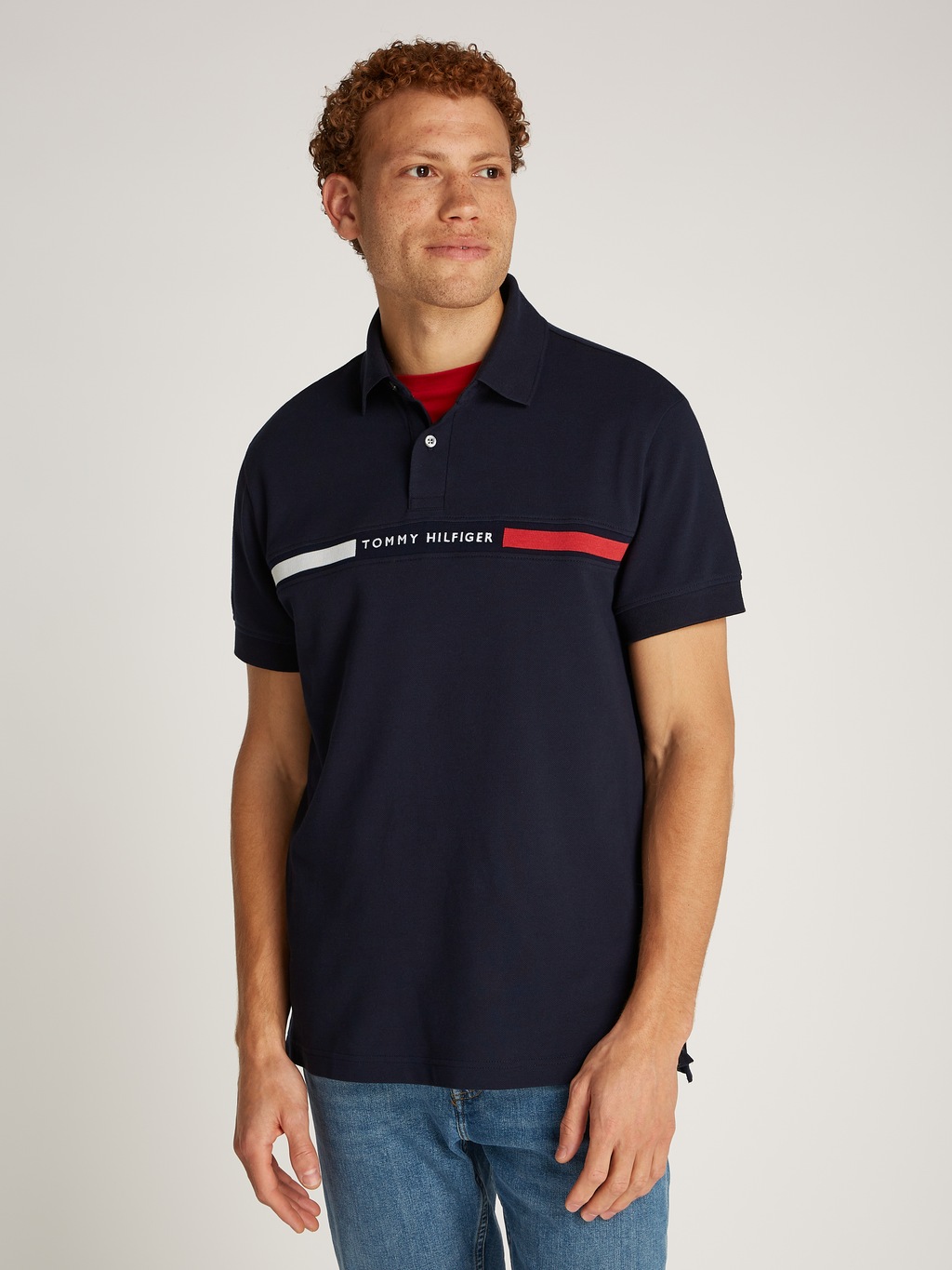 Tommy Hilfiger Poloshirt "HILFIGER CHEST INSERT REG POLO" günstig online kaufen