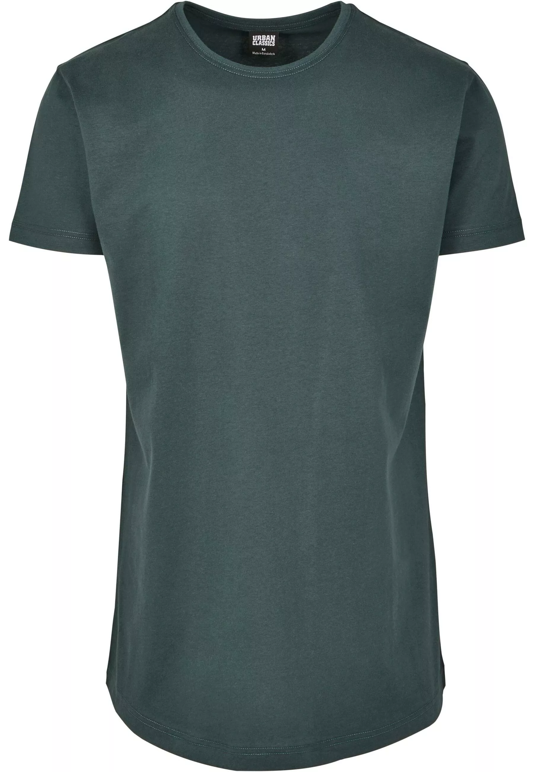 URBAN CLASSICS Kurzarmshirt "Urban Classics Herren Shaped Long Tee" günstig online kaufen