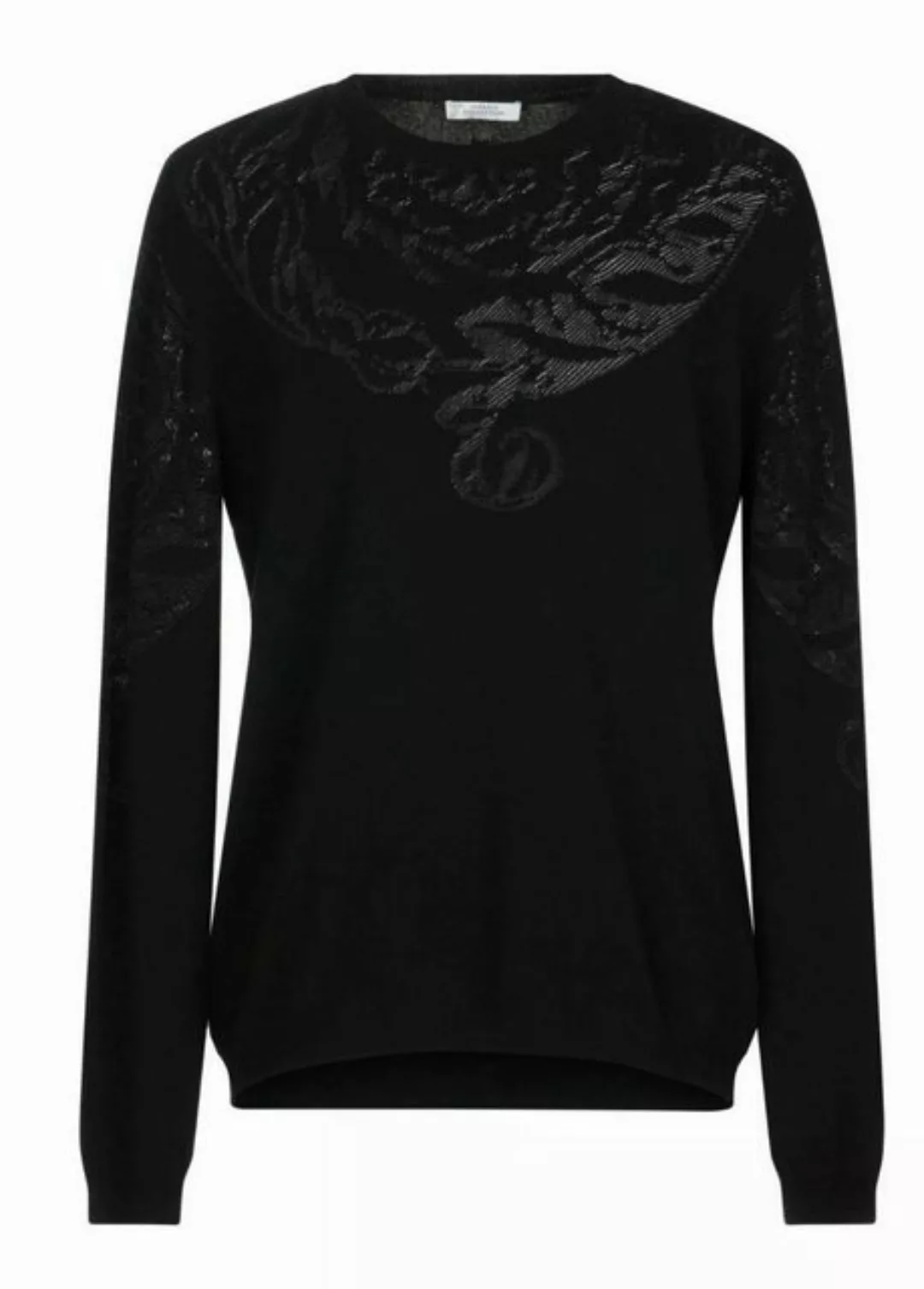 VERSACE COLLECTION Strickpullover Logo Pullover Jumper XS Metall-Logo-Detai günstig online kaufen