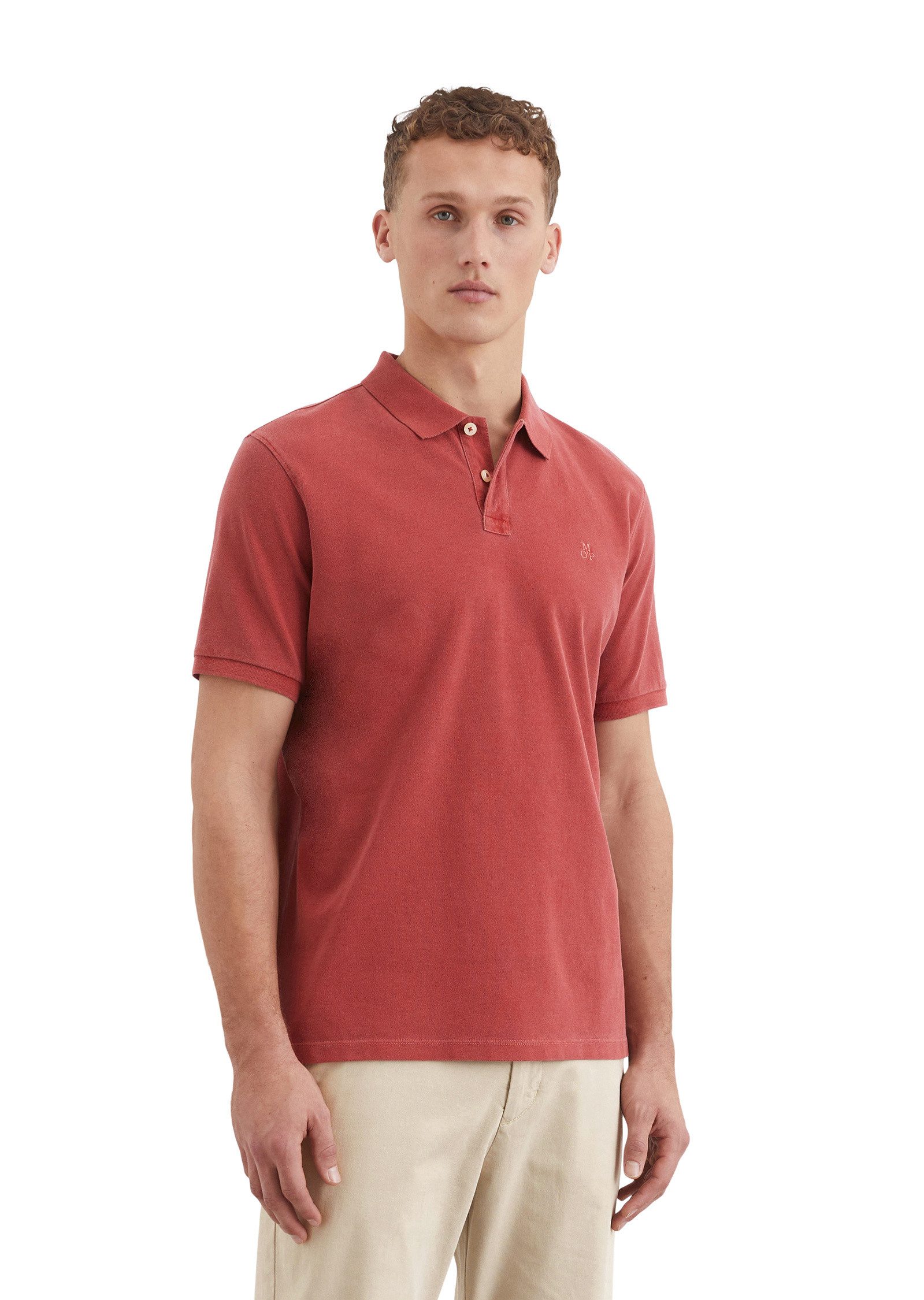 Marc OPolo Poloshirt "aus Bio-Baumwolle" günstig online kaufen