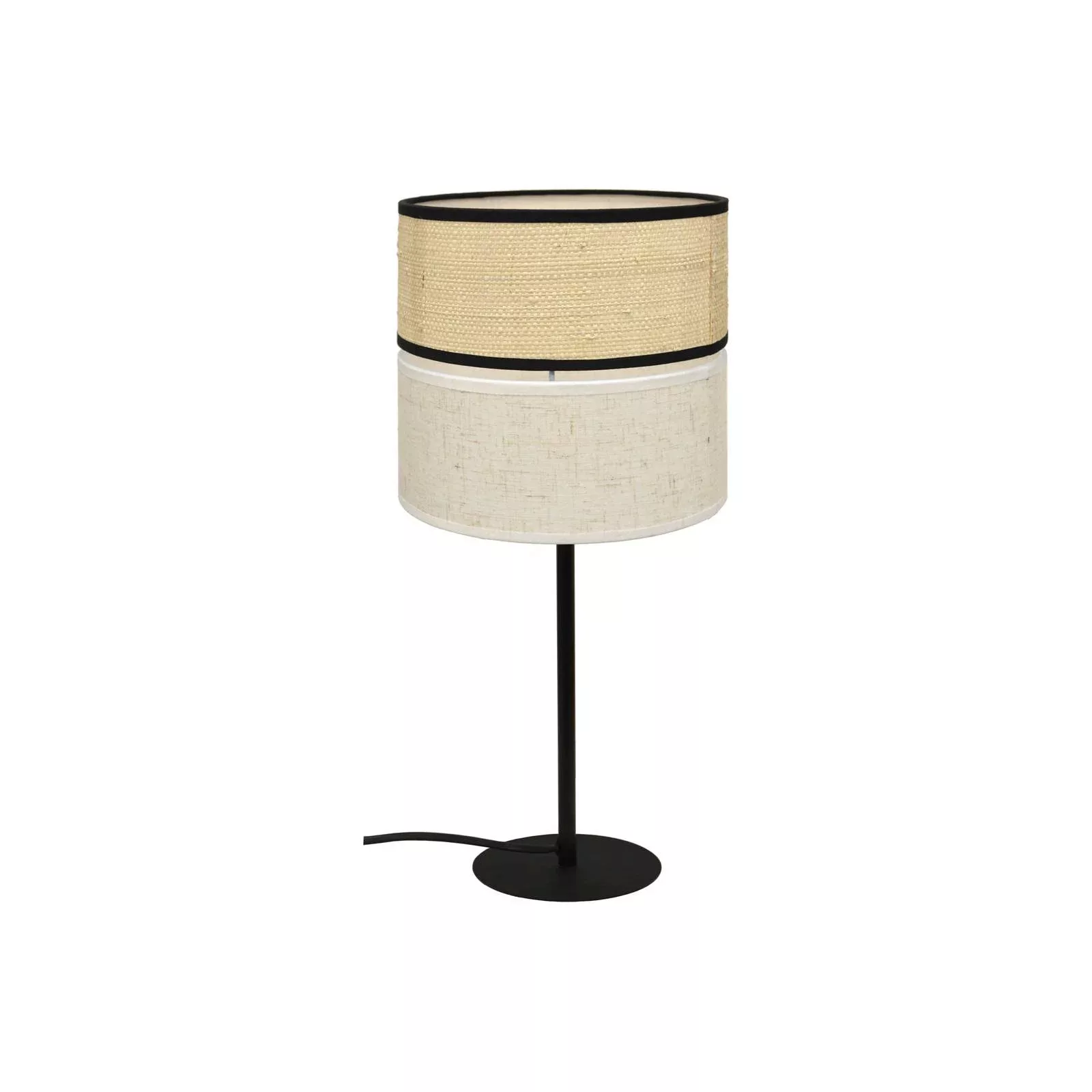 Tischlampe Andaman, Textil, beige, Höhe 44 cm günstig online kaufen