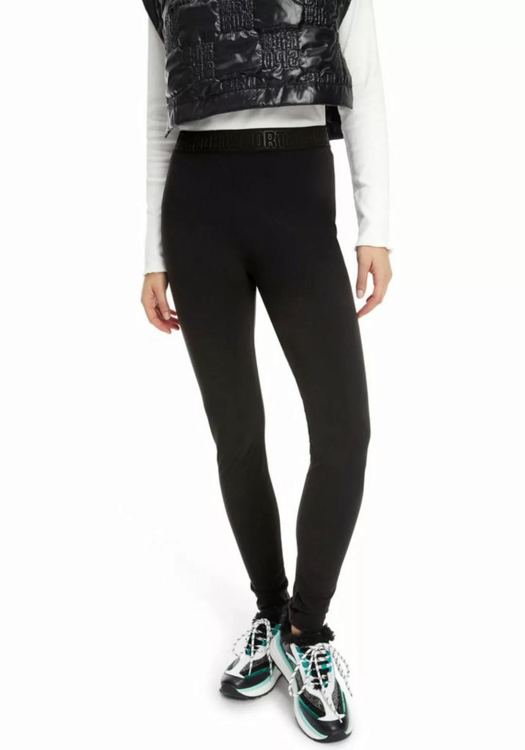 Marc Cain Leggings aus Techno-Stretch günstig online kaufen